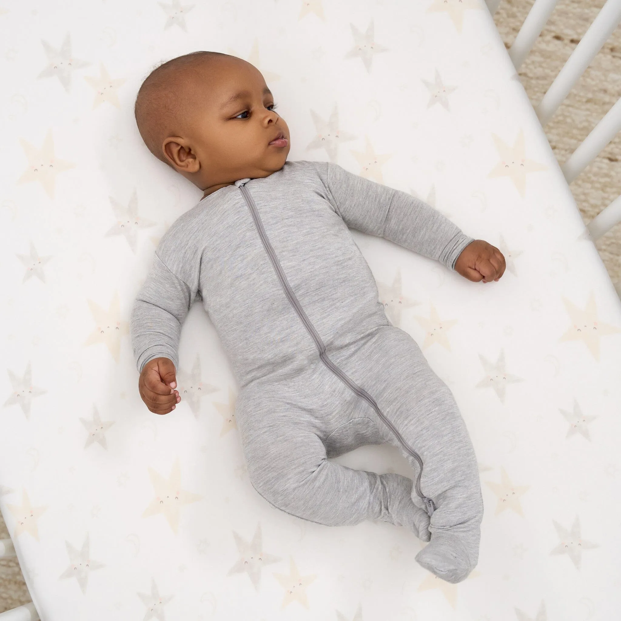 2-Pack Neutral Celestial Crib Sheets Gerber Childrenswea