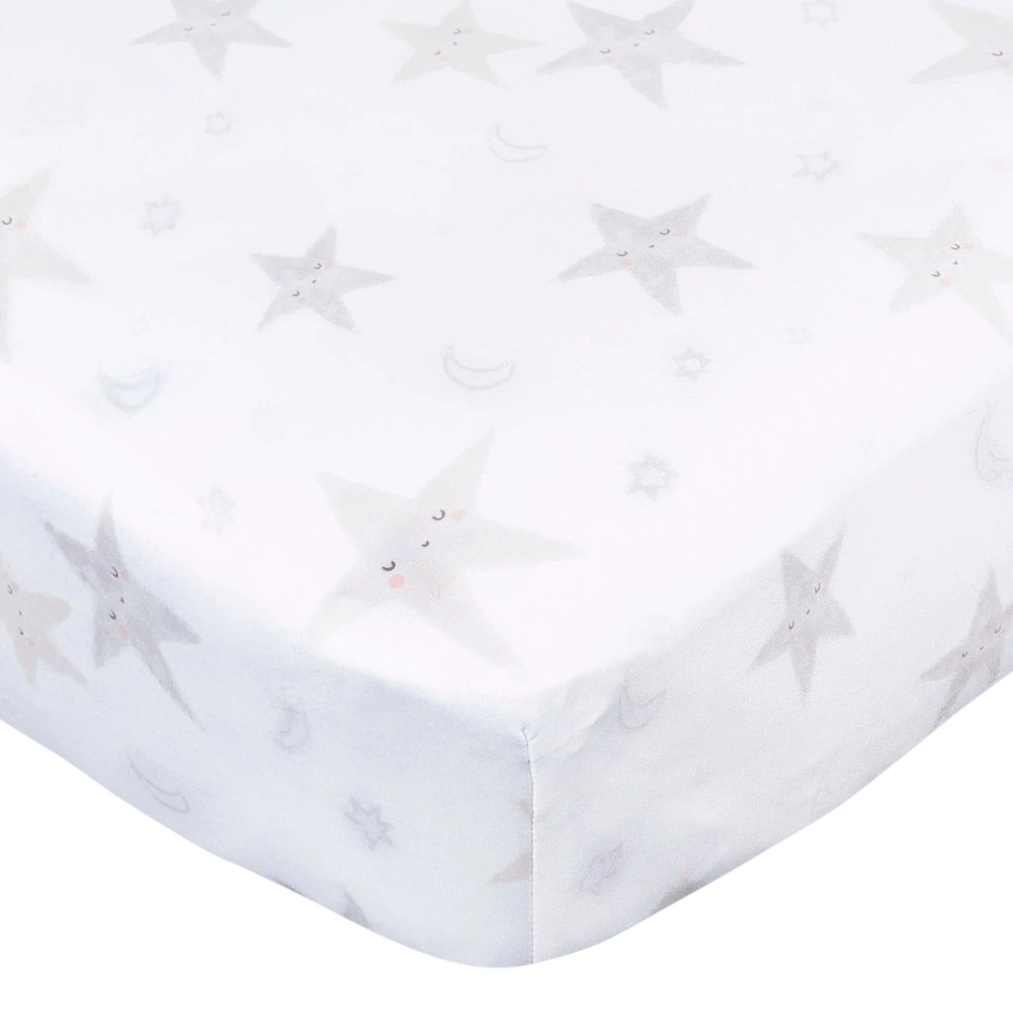 2-Pack Neutral Celestial Crib Sheets Gerber Childrenswea