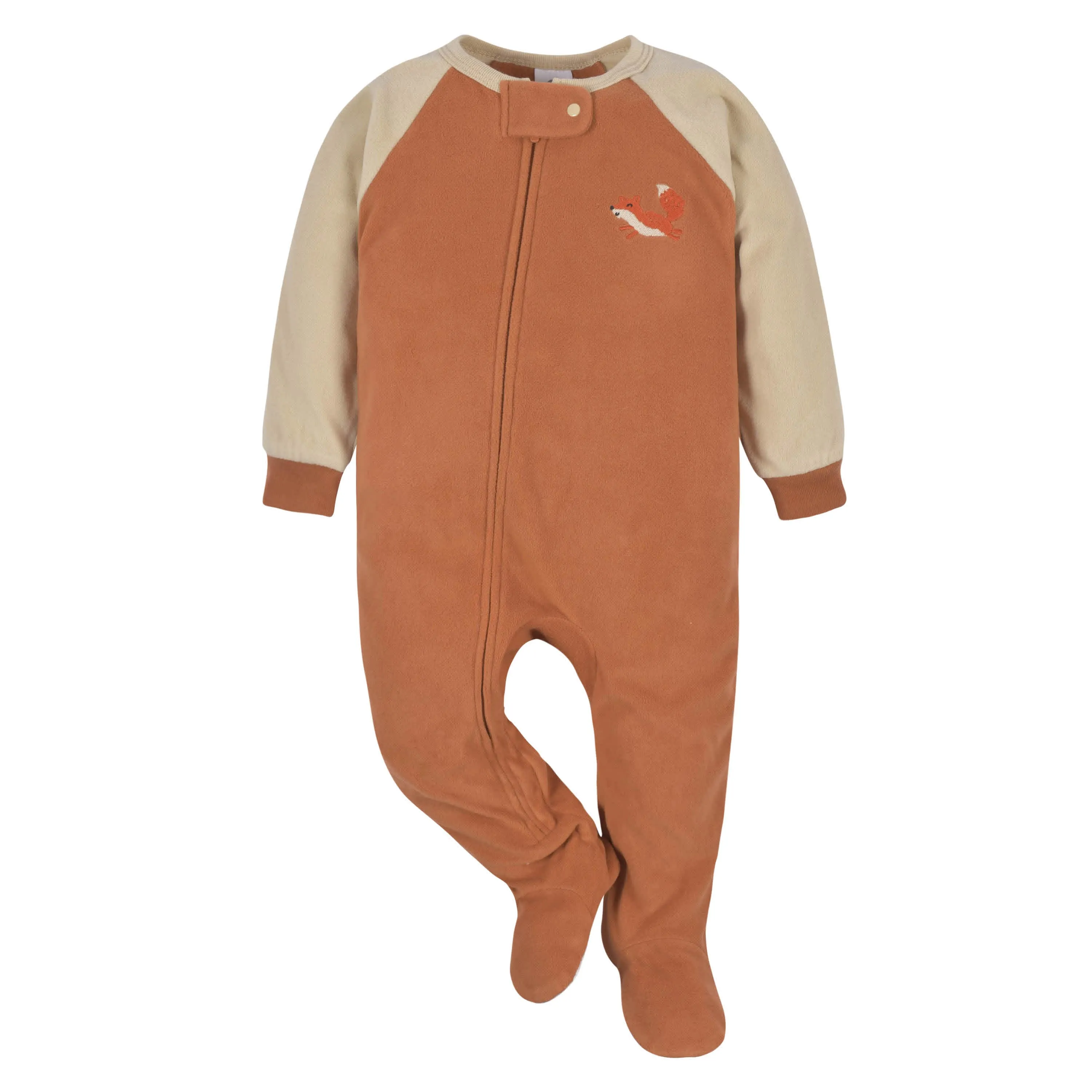 2-Pack Toddler Boys Green Fox Fleece Pajamas, 5T Gerber Childrenswea