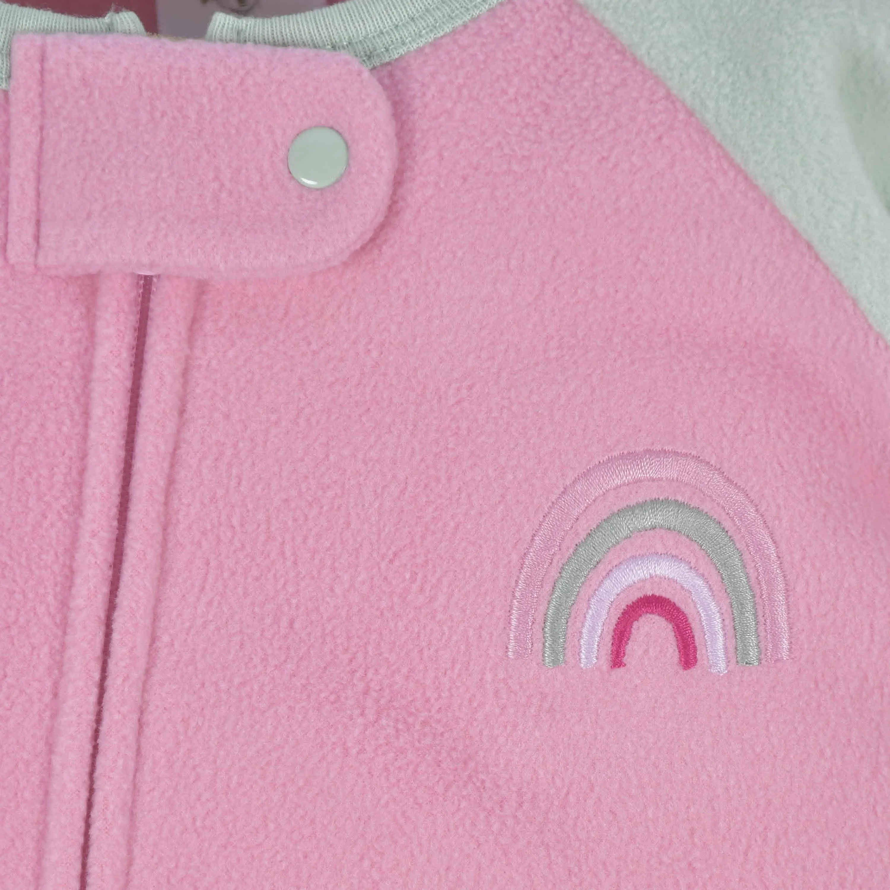 2-Pack Toddler Girls Green Rainbow Fleece Pajamas Gerber Childrenswea