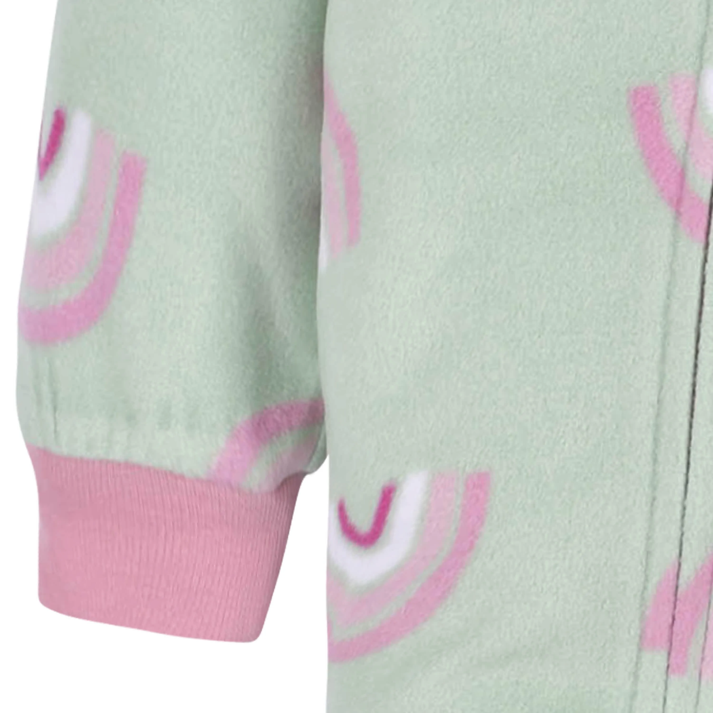 2-Pack Toddler Girls Green Rainbow Fleece Pajamas Gerber Childrenswea
