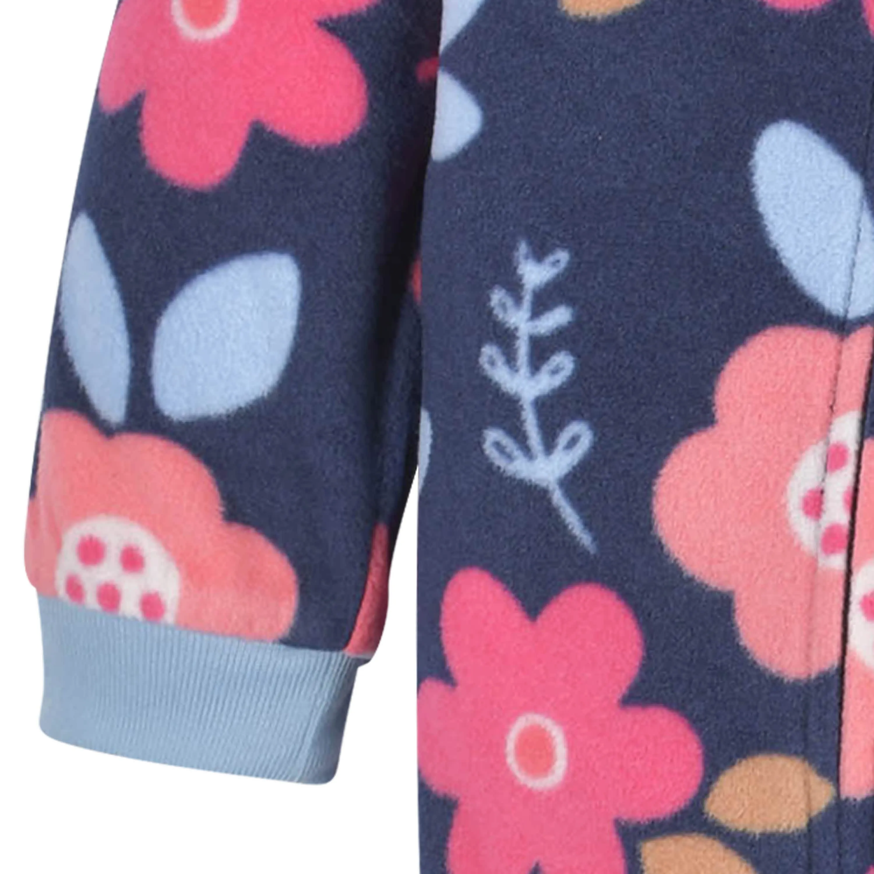 2-Pack Toddler Girls Navy Floral Fleece Pajamas Gerber Childrenswea