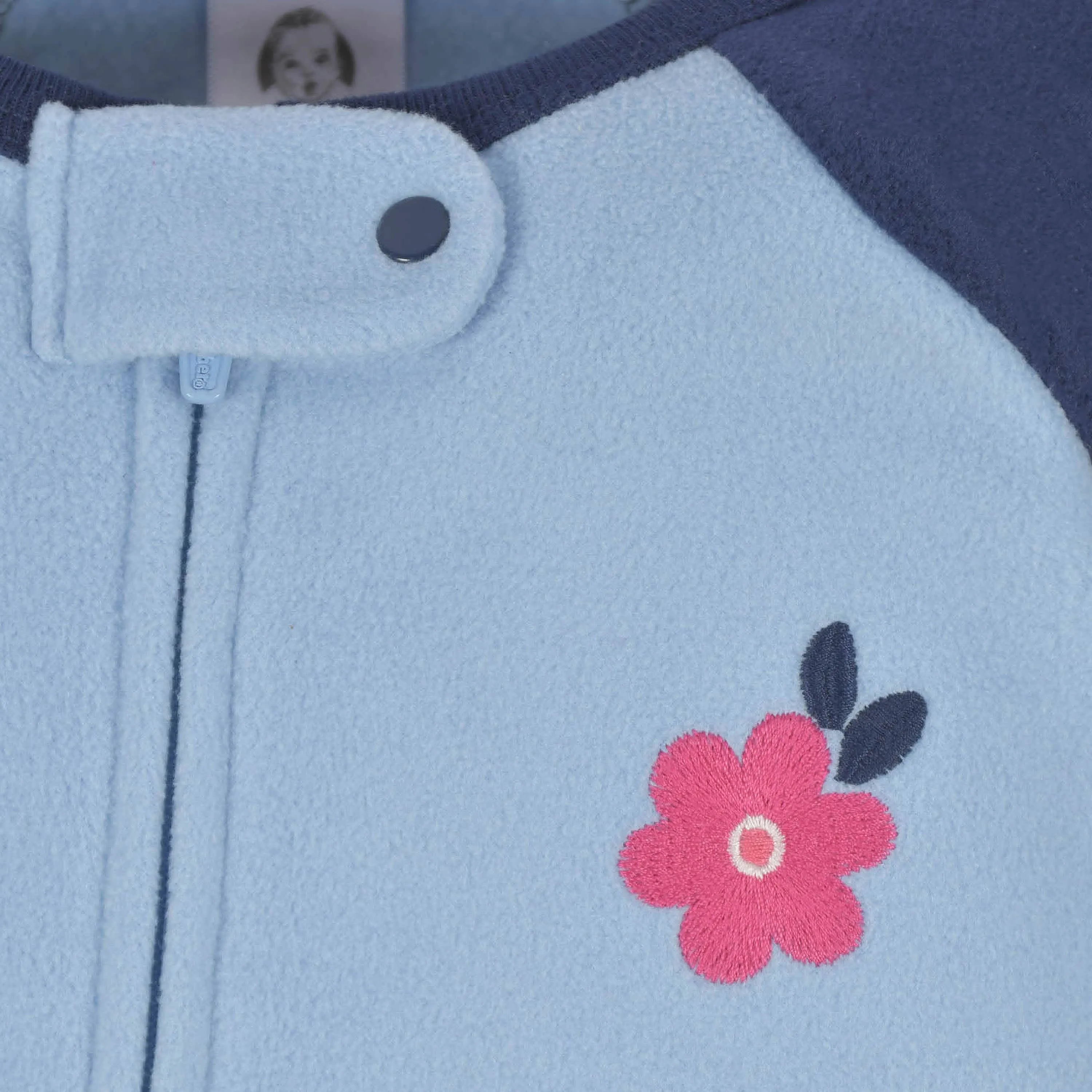 2-Pack Toddler Girls Navy Floral Fleece Pajamas Gerber Childrenswea