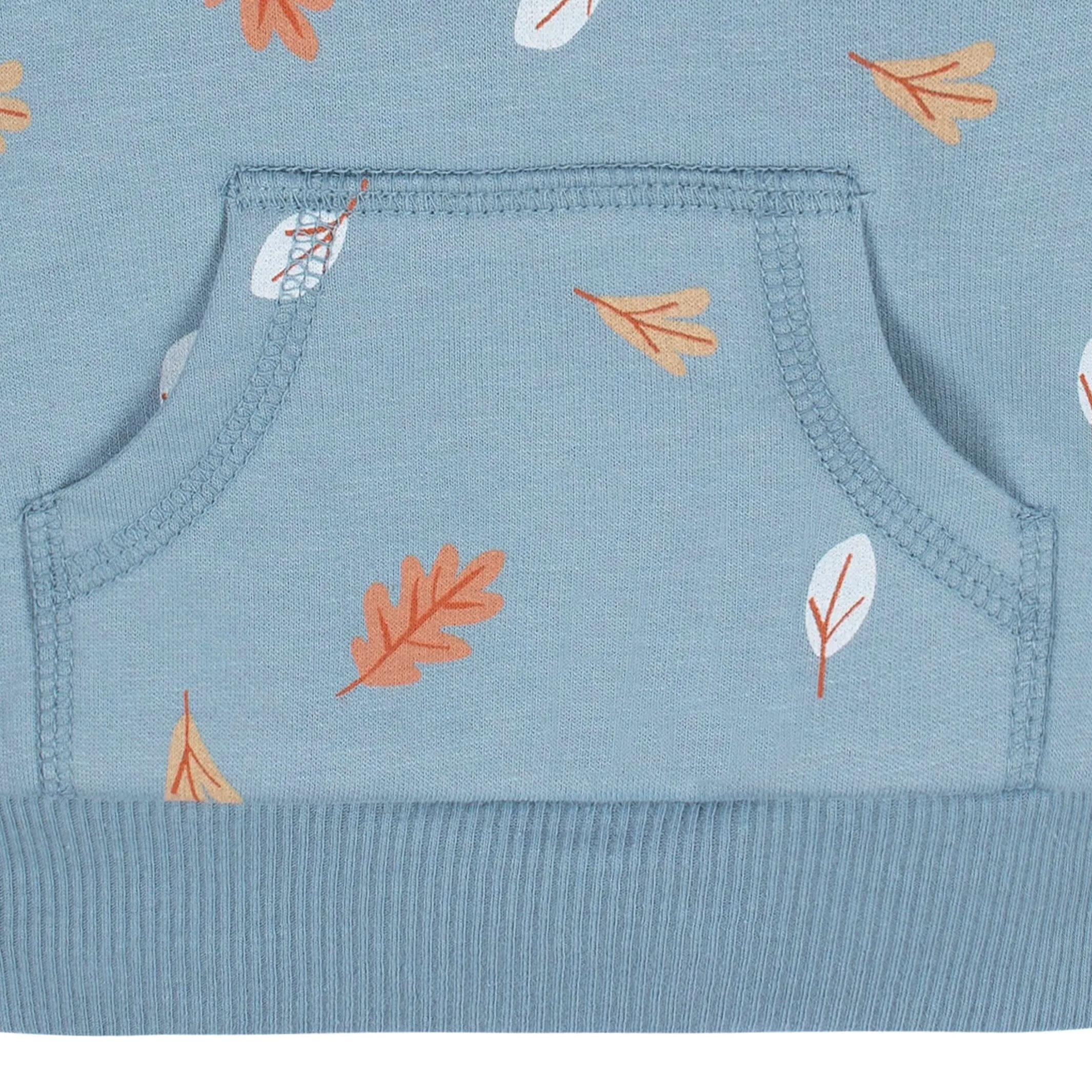 2-Piece Baby & Toddler Boys Blue Leaves Sweatshirt & Pant Set Gerber Childrenswea