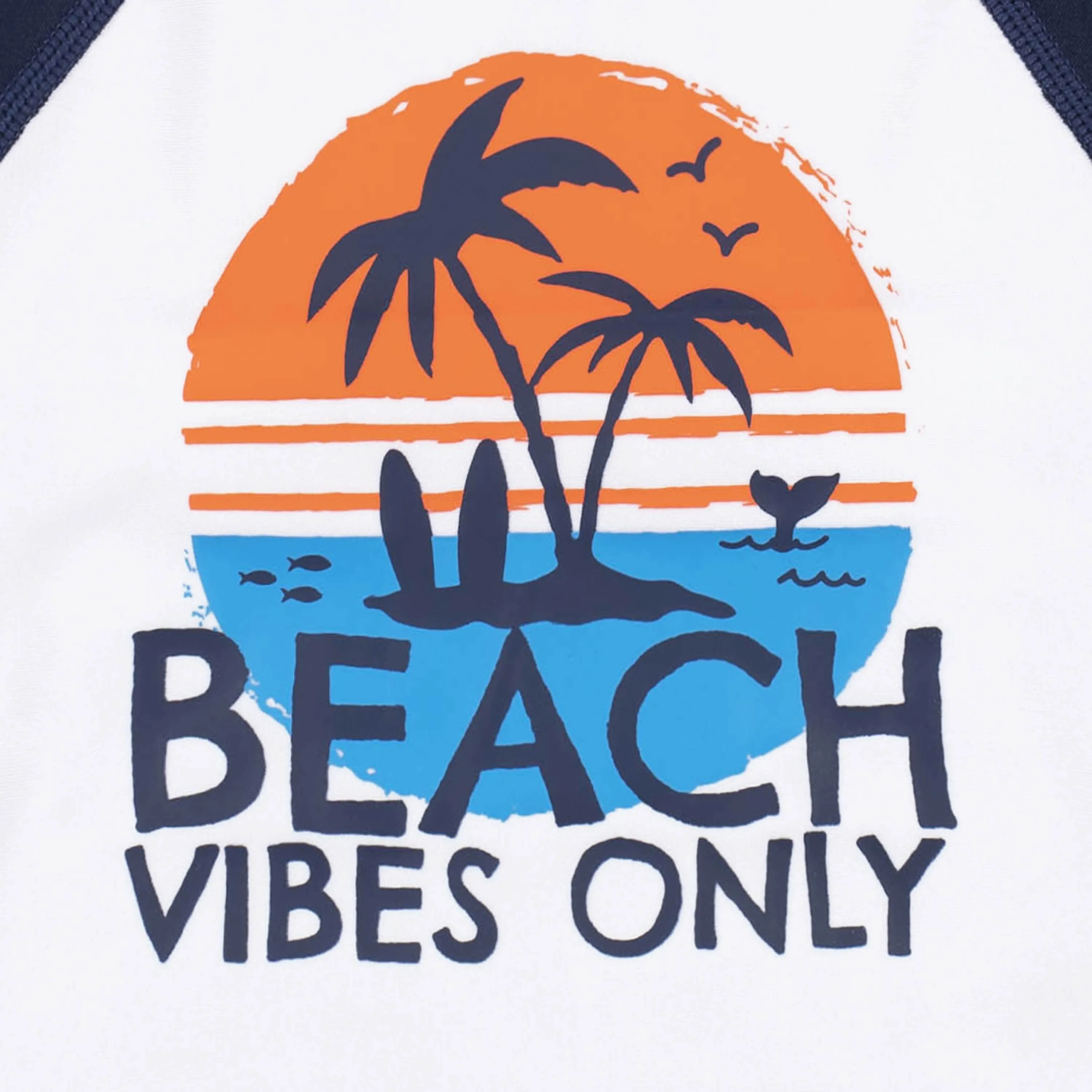 2-Piece Baby & Toddler Boys UPF 50  Vacation Vibes Rash Guard & Swim Trunks Set Gerber Childrenswea