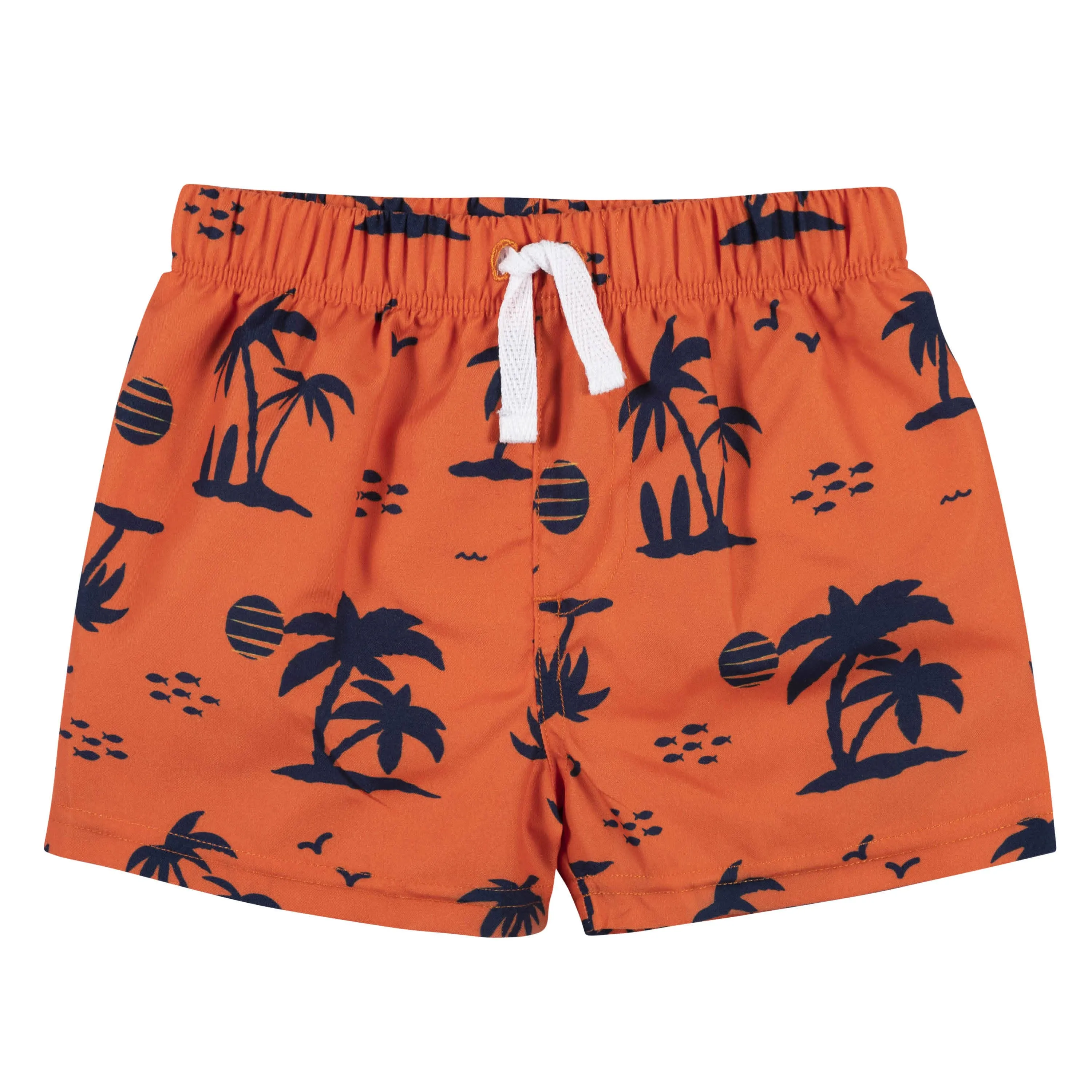 2-Piece Baby & Toddler Boys UPF 50  Vacation Vibes Rash Guard & Swim Trunks Set Gerber Childrenswea