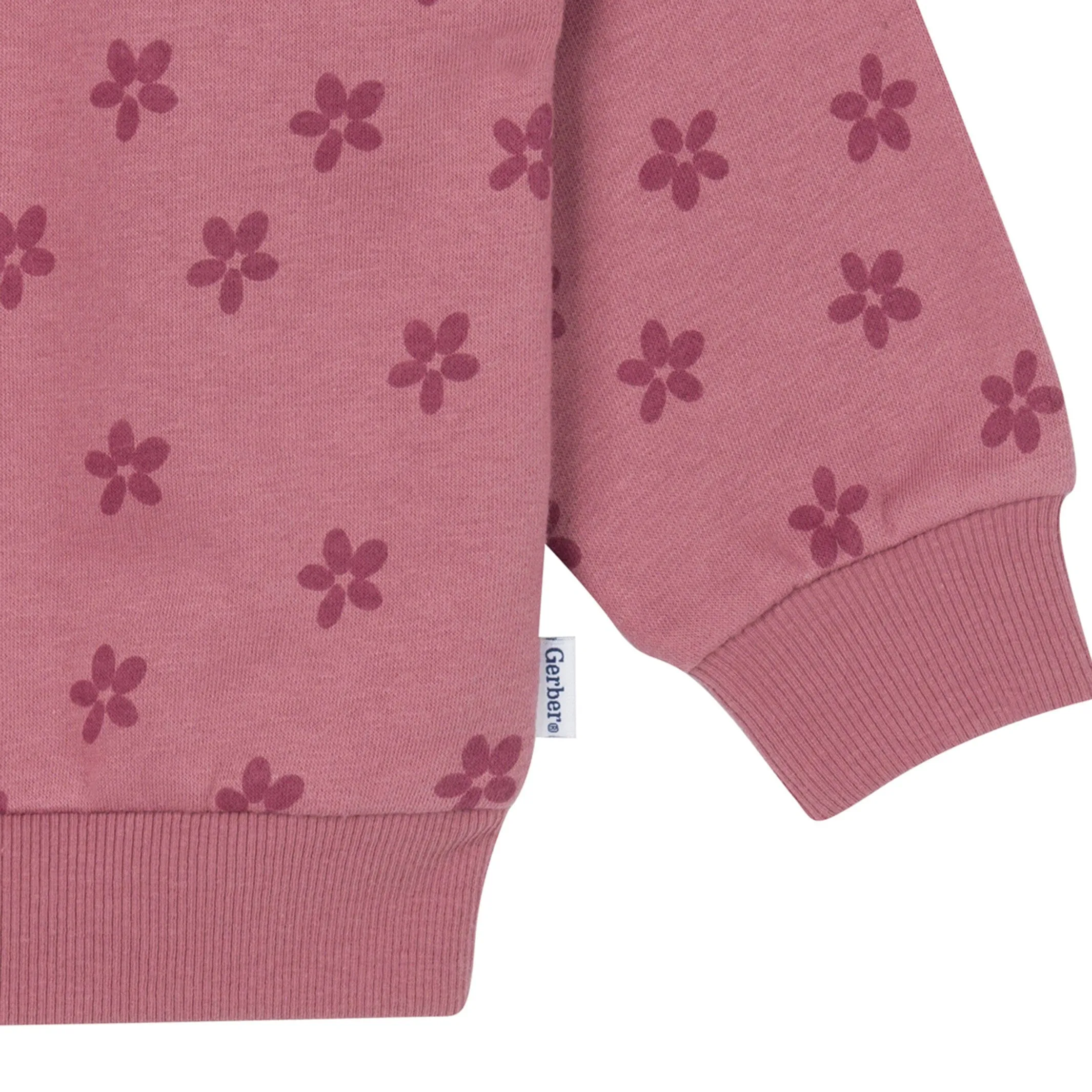 2-Piece Baby & Toddler Girls Daisies Sweatshirt & Pant Set Gerber Childrenswea