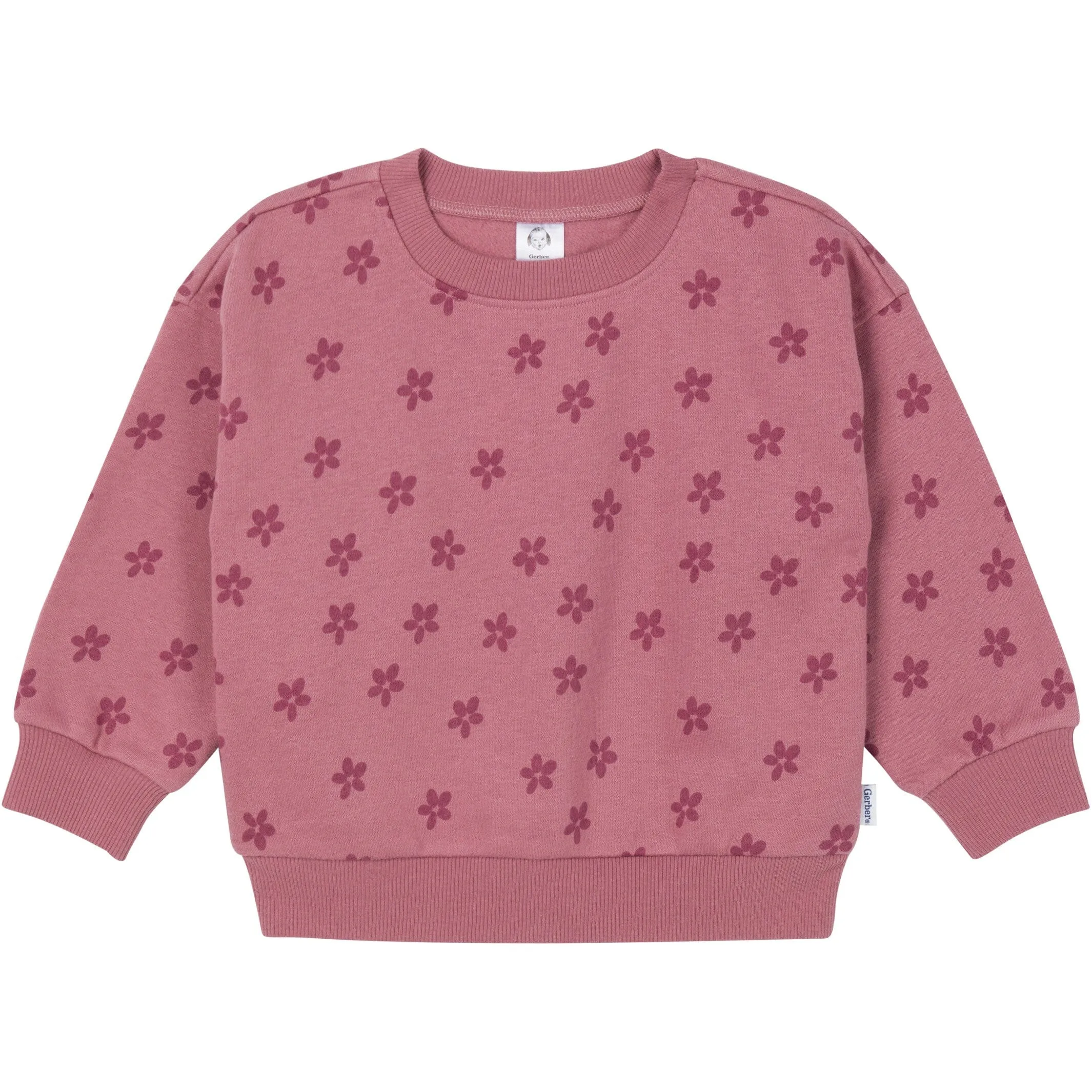 2-Piece Baby & Toddler Girls Daisies Sweatshirt & Pant Set Gerber Childrenswea