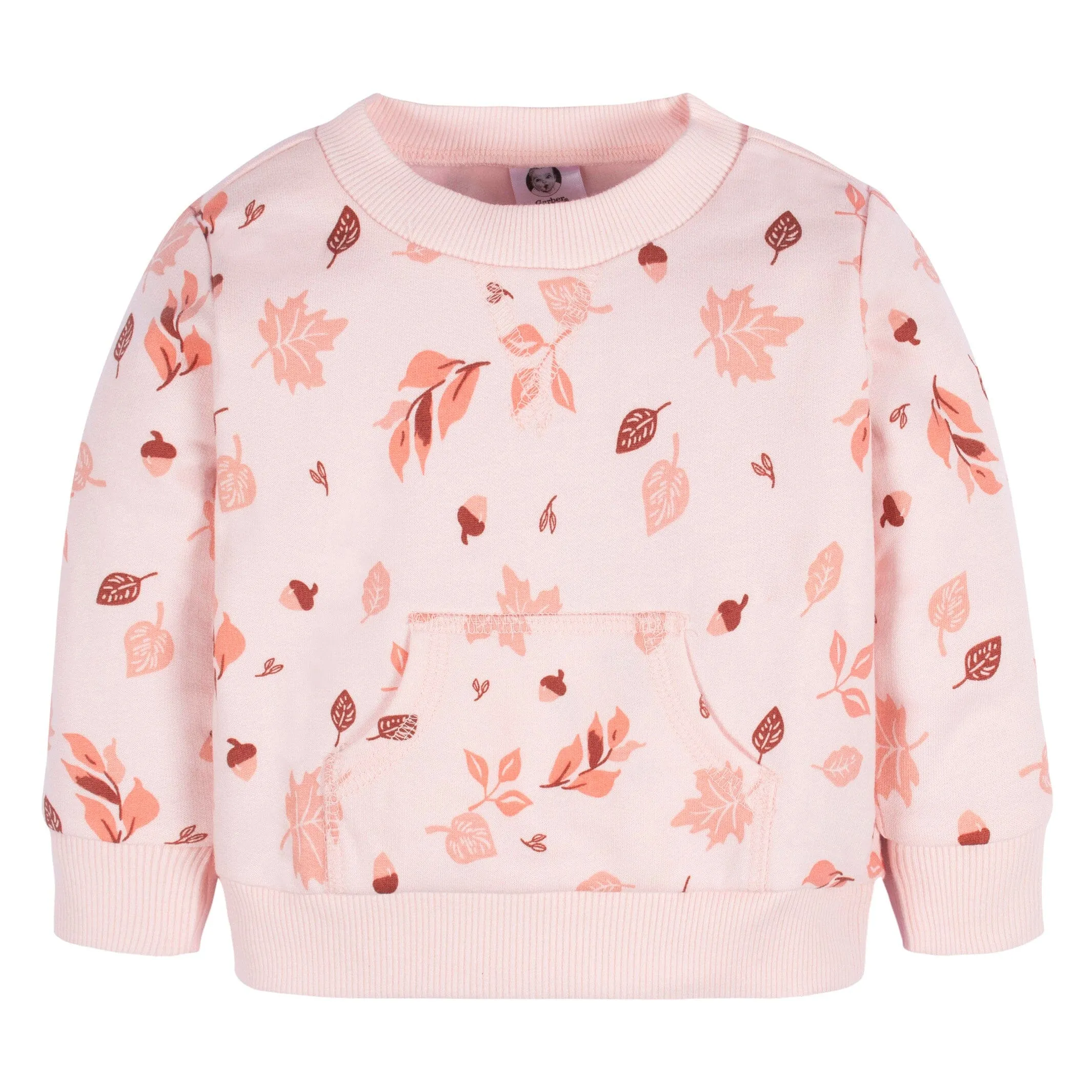 2-Piece Baby & Toddler Girls Foliage Sweatshirt & Pant Set Gerber Childrenswea