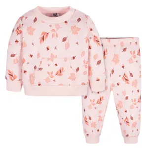 2-Piece Baby & Toddler Girls Foliage Sweatshirt & Pant Set Gerber Childrenswea