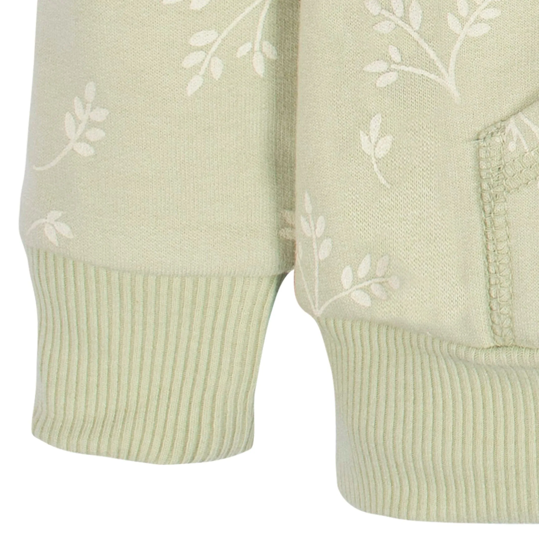 2-Piece Baby & Toddler Girls Green Leaves Sweatshirt & Pant Set Gerber Childrenswea