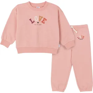2-Piece Baby & Toddler Girls LOVE Sweatshirt & Pant Set Gerber Childrenswea