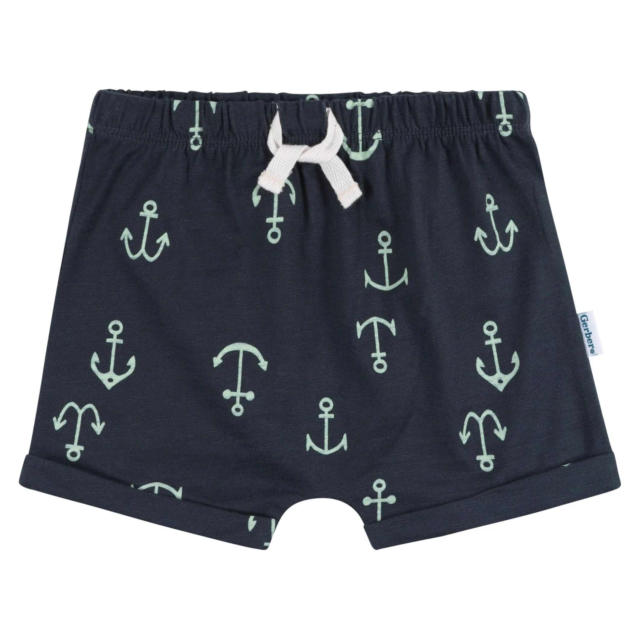 2-Piece Baby and Toddler Boys Anchor T-Shirt and Shorts Set Gerber Childrenswea
