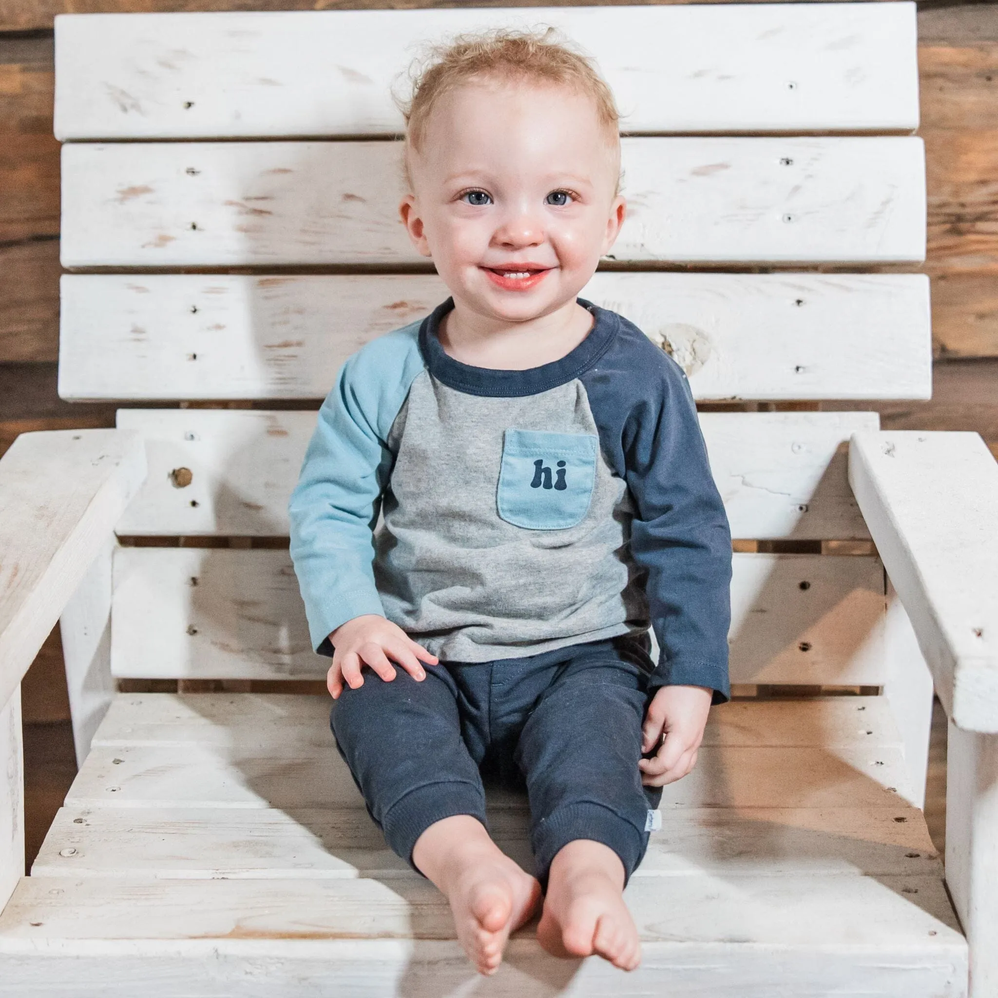 2-Piece Baby Boys Happy Top & Joggers Set Gerber Childrenswea