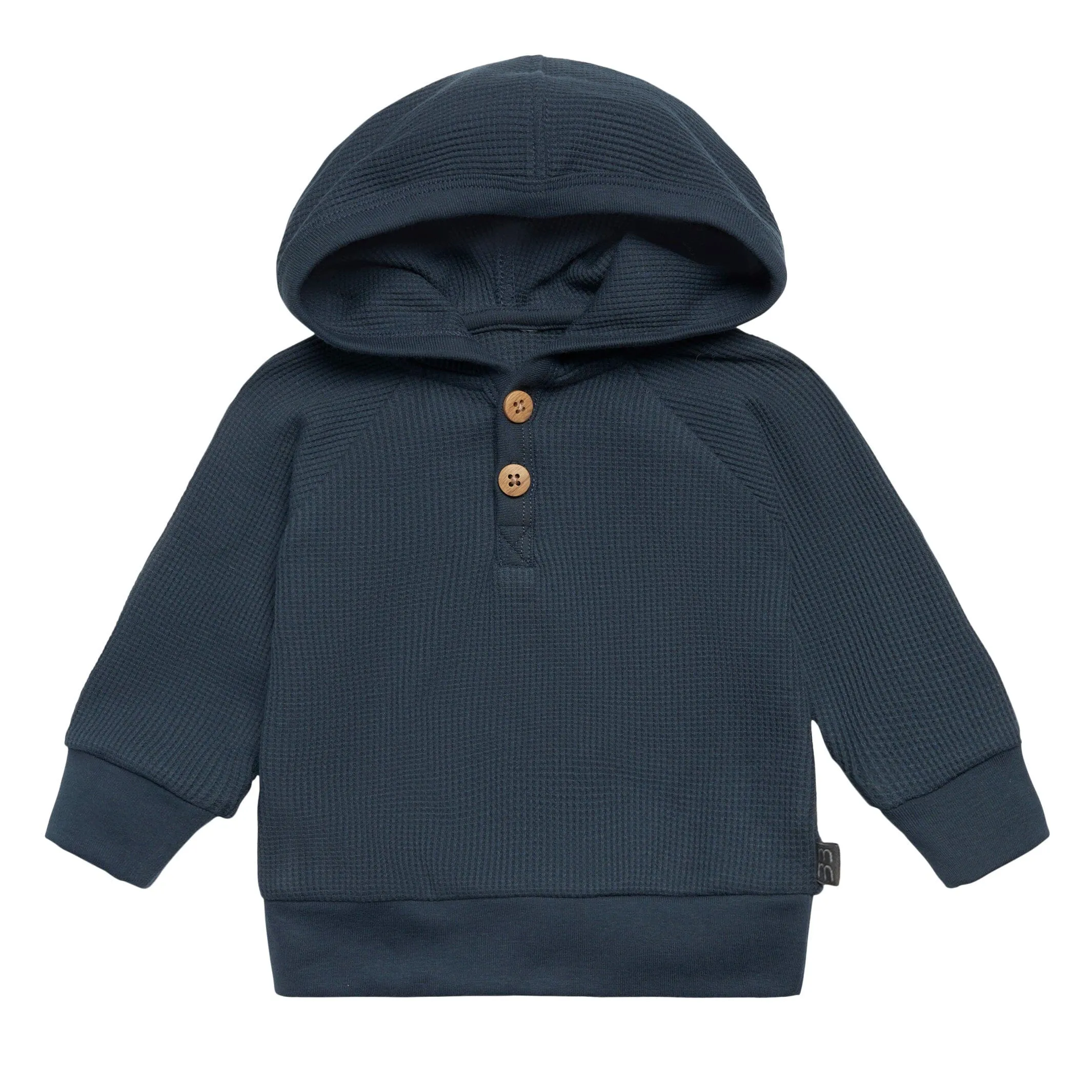 2-Piece Baby Boys Navy Waffle Hoodie and Pant Set Gerber Childrenswea