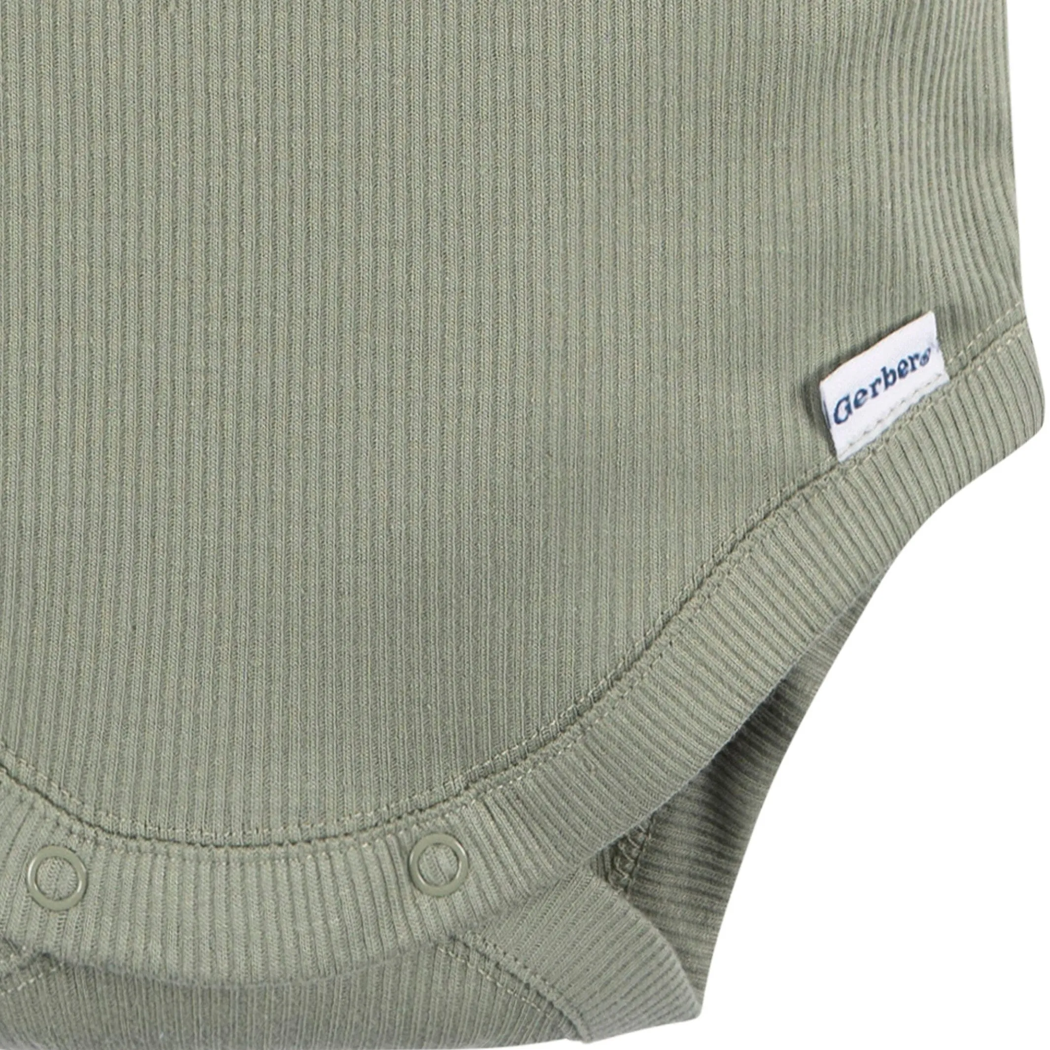 2-Piece Baby Boys Olive Bodysuit and Shorts Set Gerber Childrenswea