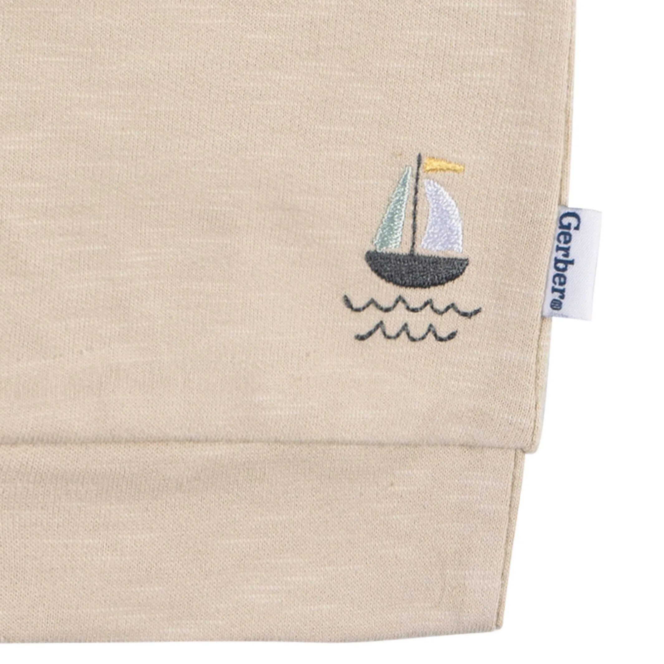 2-Piece Baby Boys Sailboats T-Shirt and Shorts Set Gerber Childrenswea