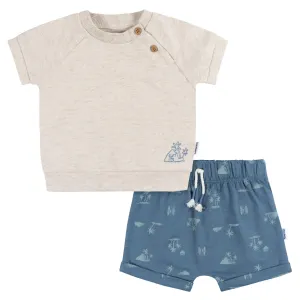 2-Piece Baby Boys Surf Life T-Shirt and Shorts Set Gerber Childrenswea