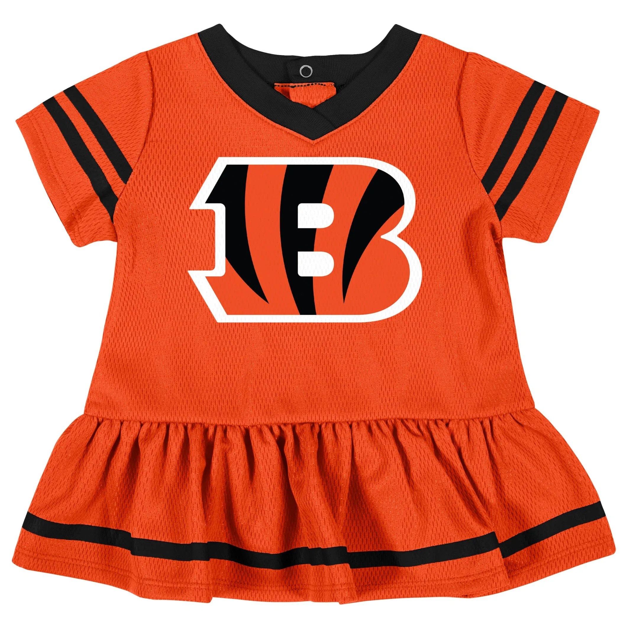 2-Piece Baby Girls Bengals Dress & Diaper Cover Set Gerber Childrenswea