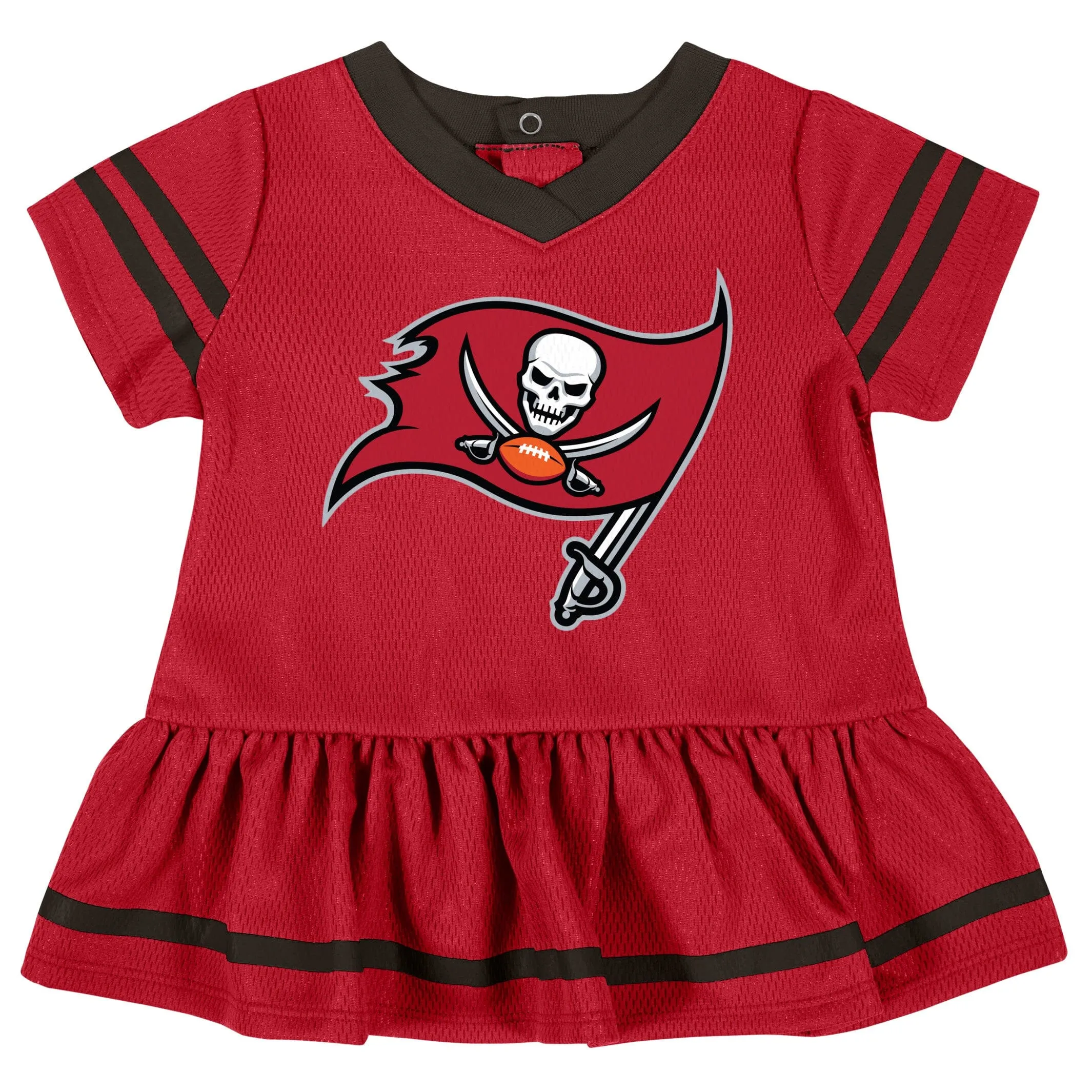 2-Piece Baby Girls Buccaneers Dress & Diaper Cover Set Gerber Childrenswea