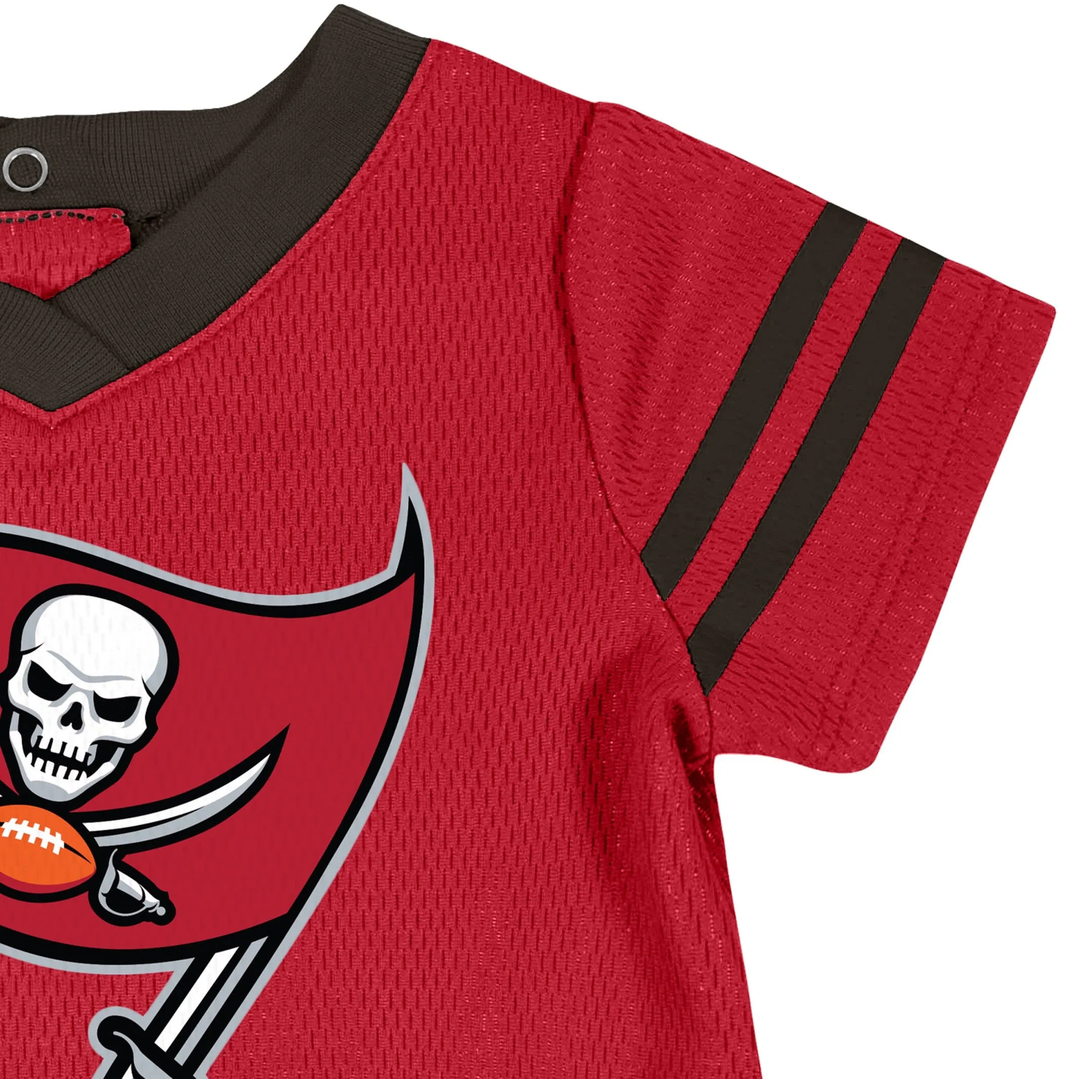 2-Piece Baby Girls Buccaneers Dress & Diaper Cover Set Gerber Childrenswea