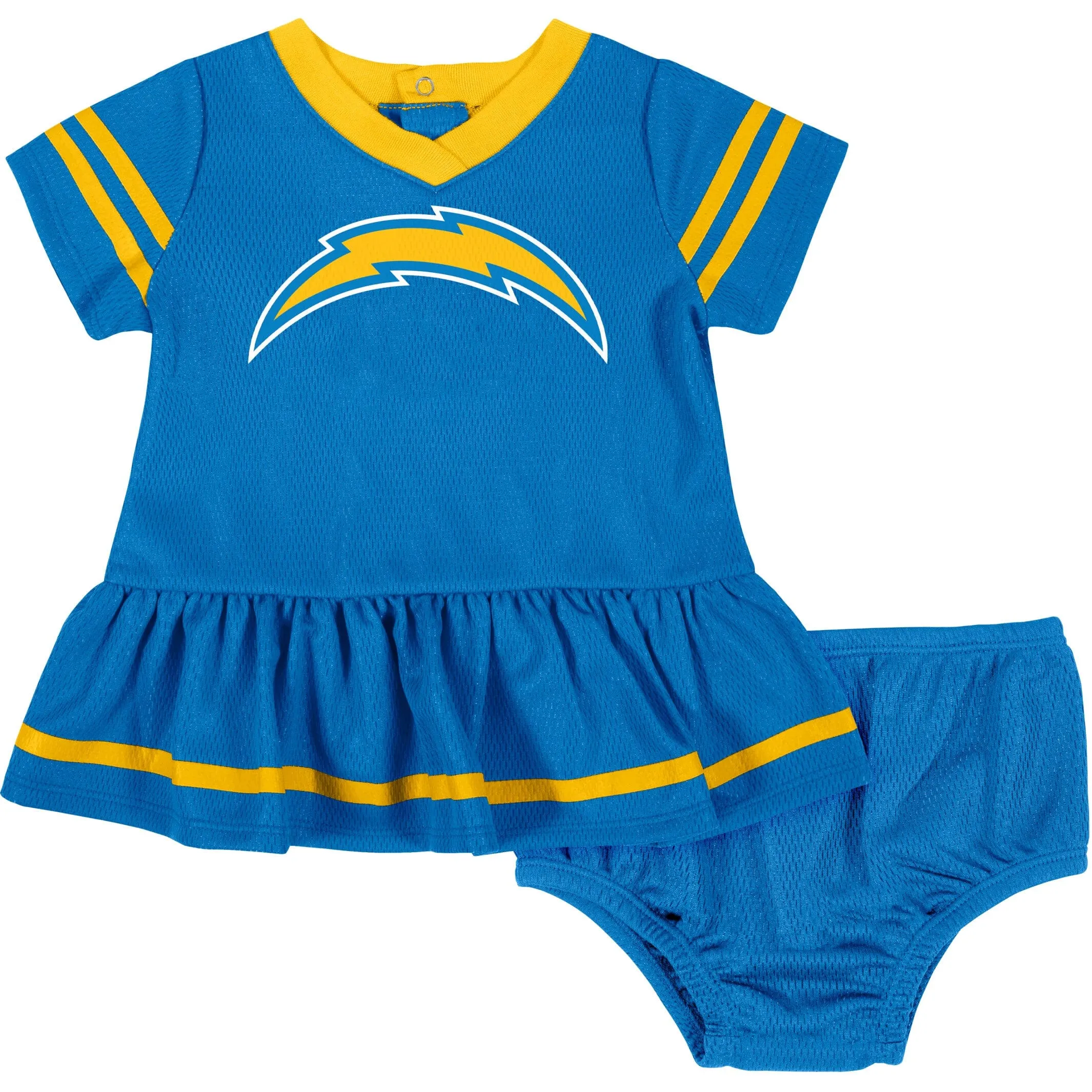 2-Piece Baby Girls Chargers Dress & Diaper Cover Set Gerber Childrenswea