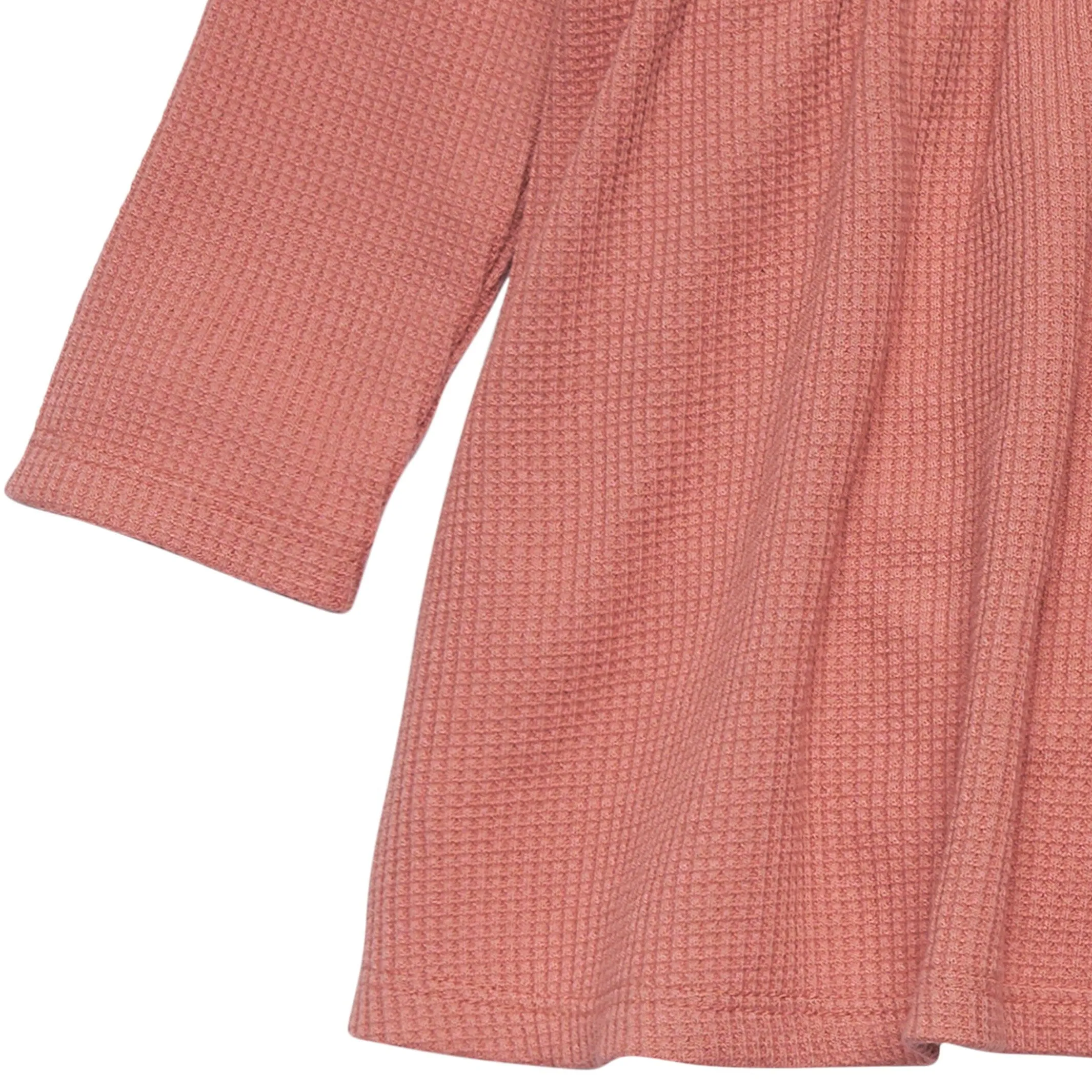 2-Piece Baby Girls Dark Pink Waffle Dress Set Gerber Childrenswea