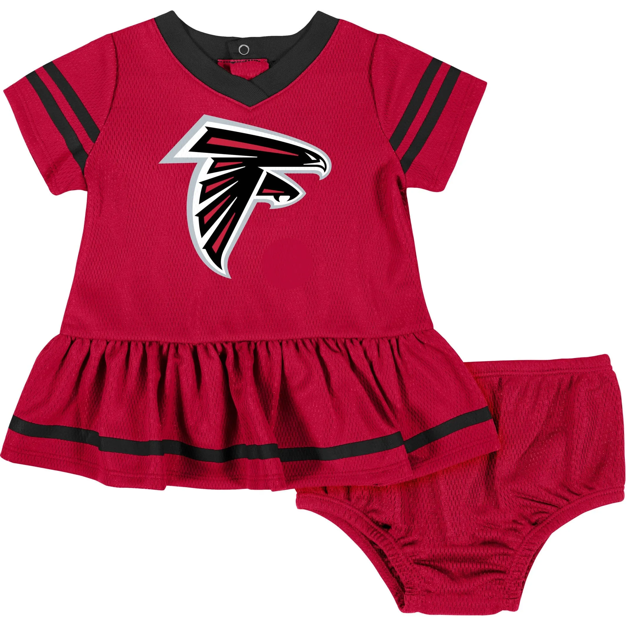 2-Piece Baby Girls Falcons Dress & Diaper Cover Set Gerber Childrenswea