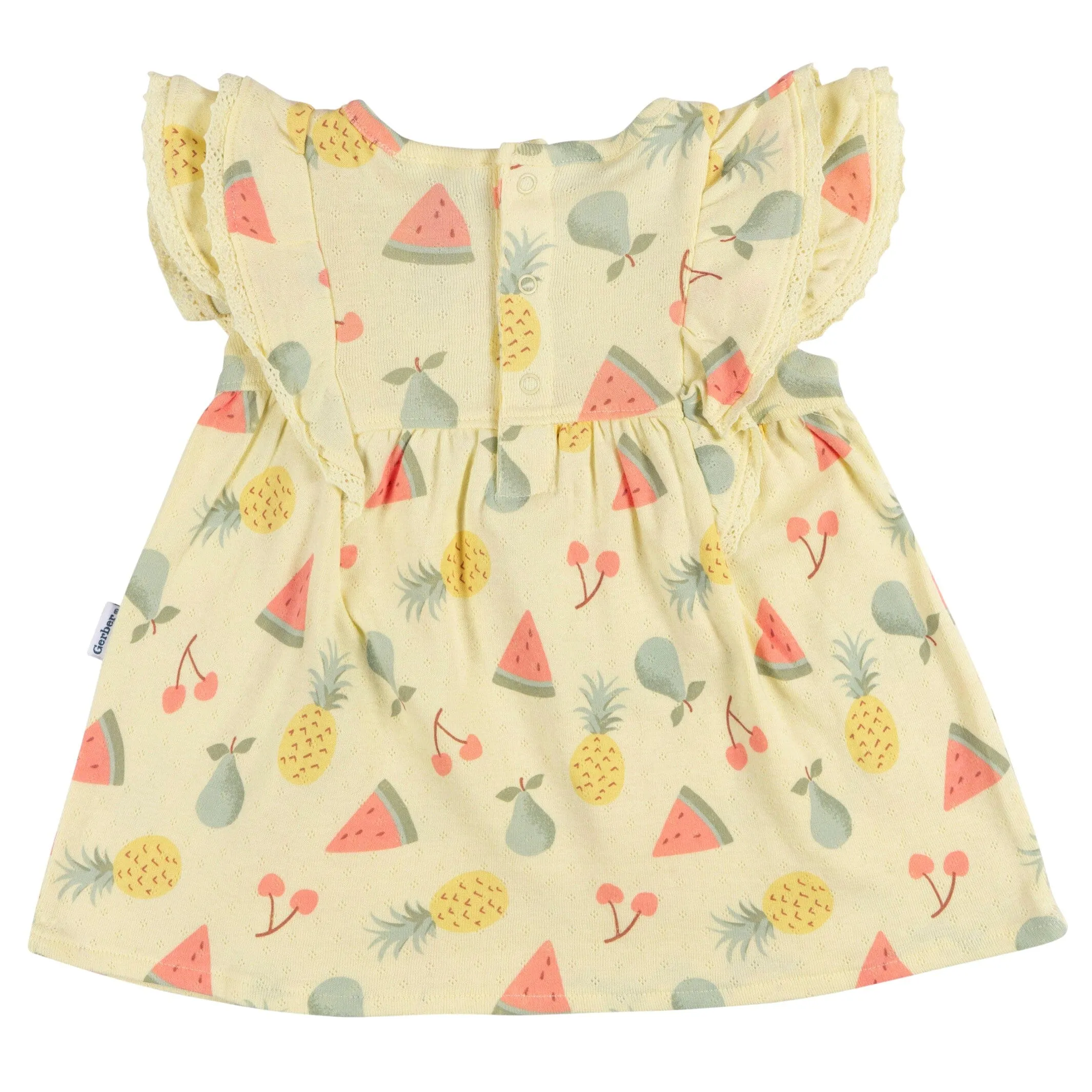 2-Piece Baby Girls Fruit Dress & Diaper Cover Set Gerber Childrenswea