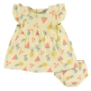 2-Piece Baby Girls Fruit Dress & Diaper Cover Set Gerber Childrenswea