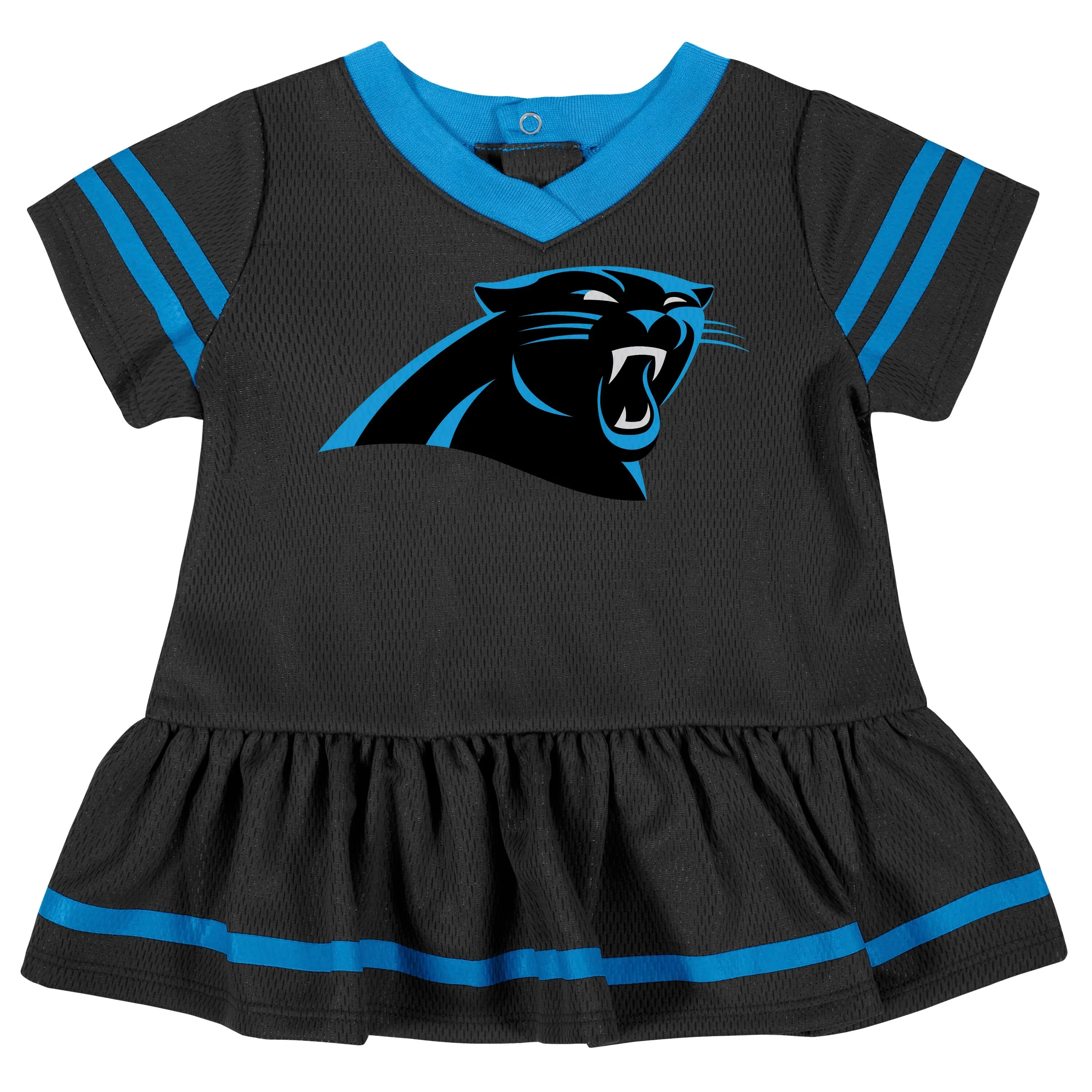 2-Piece Baby Girls Panthers Dress & Diaper Cover Set Gerber Childrenswea