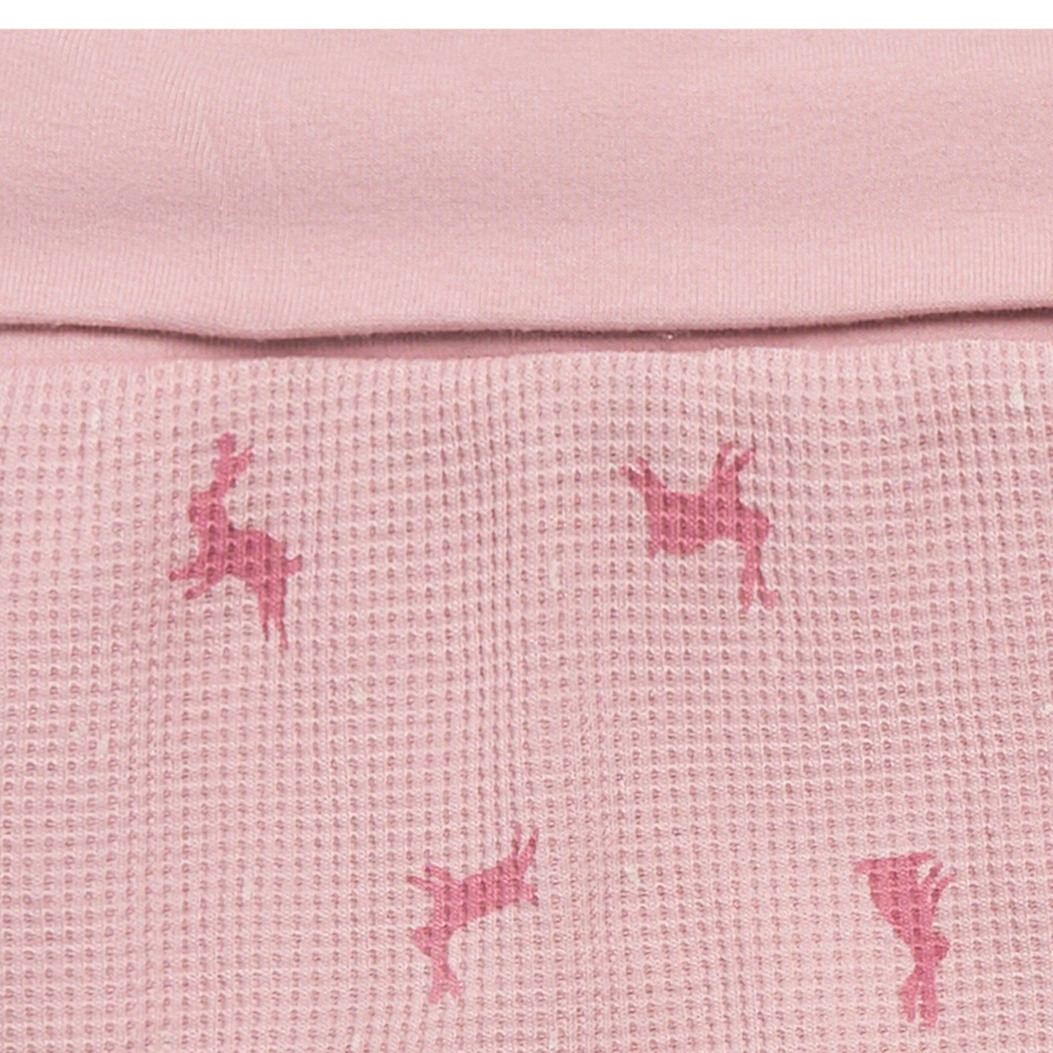 2-Piece Baby Girls Pink Bunnies Bodysuit and Pant Set Gerber Childrenswea