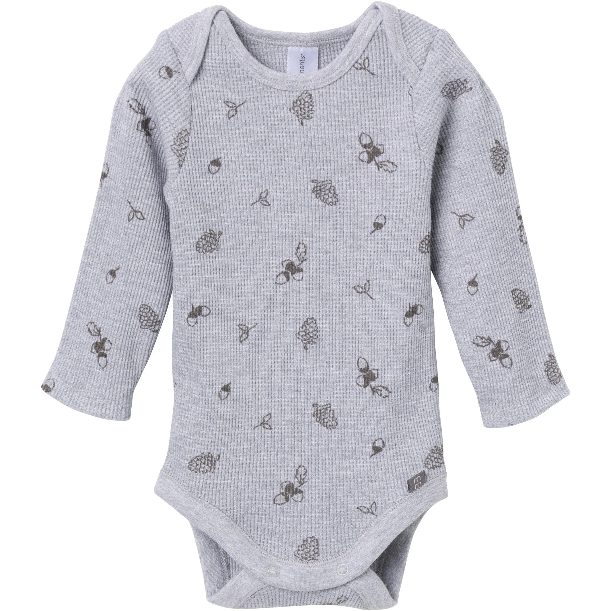 2-Piece Baby Neutral Acorn Grey Heather Bodysuit and Pant Set Gerber Childrenswea