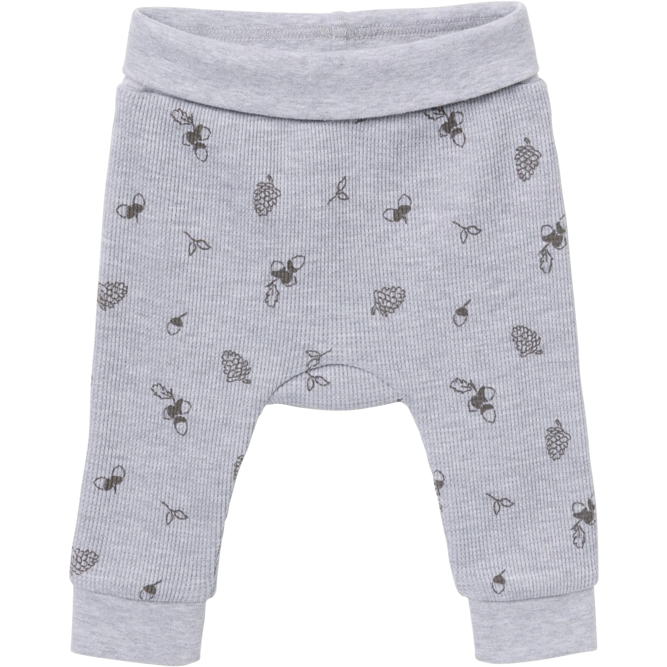 2-Piece Baby Neutral Acorn Grey Heather Bodysuit and Pant Set Gerber Childrenswea