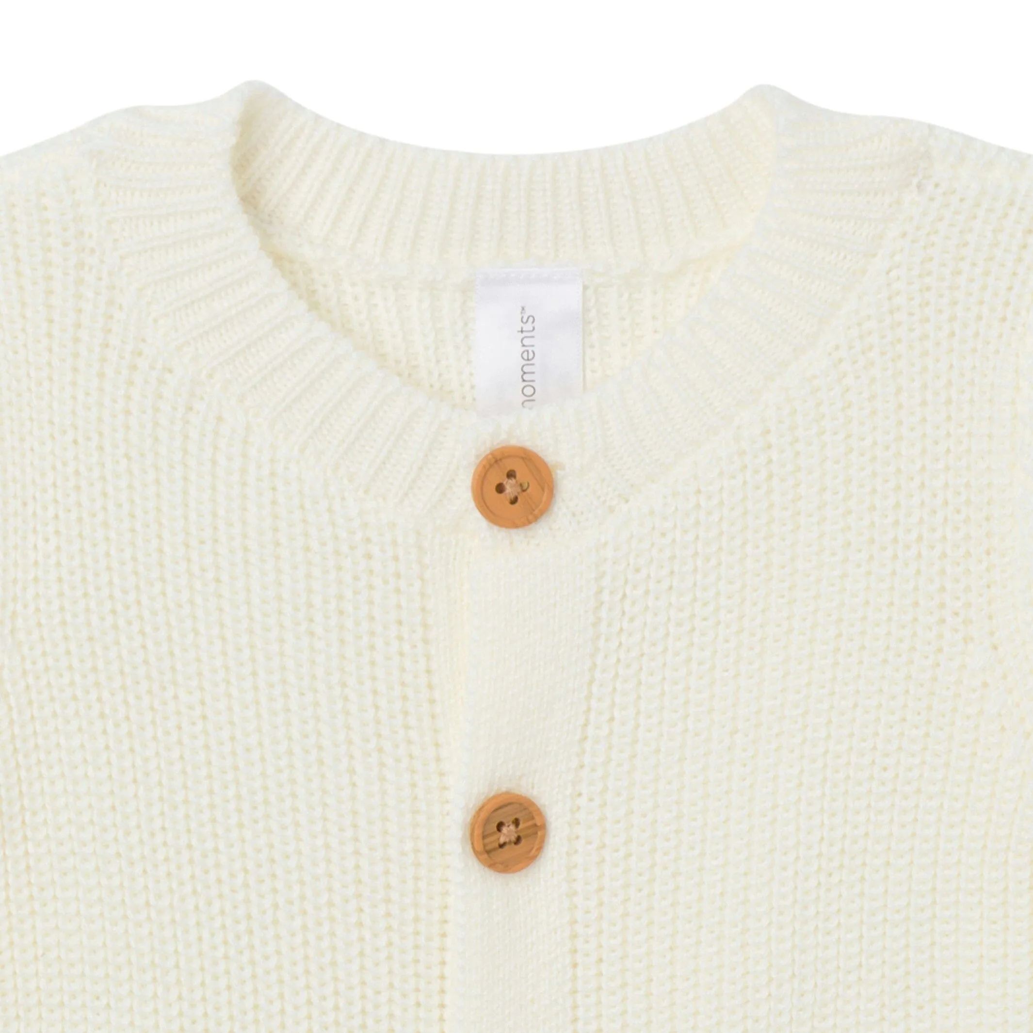 2-Piece Baby Neutral Ivory Sweater Romper & Hat Set Gerber Childrenswea