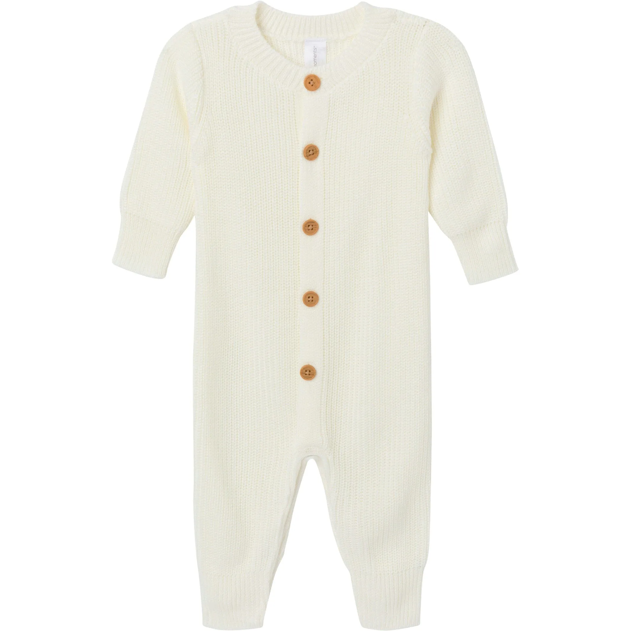 2-Piece Baby Neutral Ivory Sweater Romper & Hat Set Gerber Childrenswea