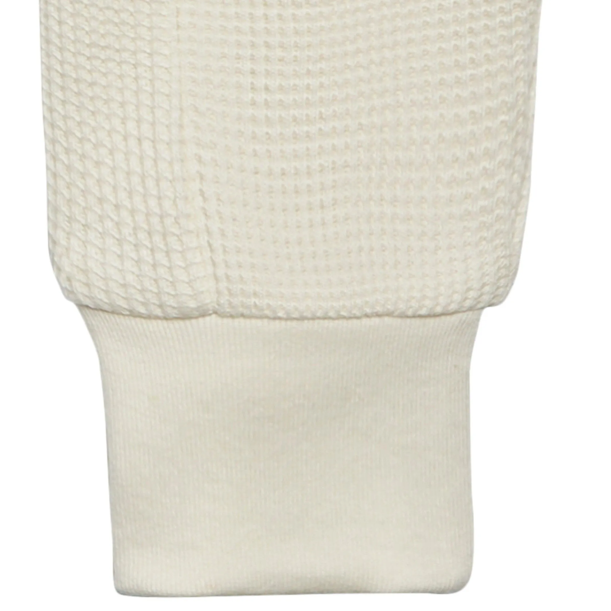 2-Piece Baby Neutral Ivory Waffle Hoodie and Pant Set Gerber Childrenswea
