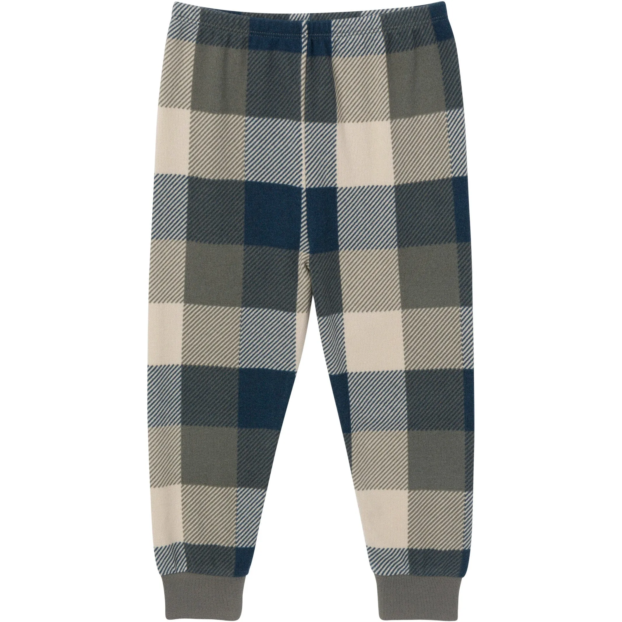2-Piece Infant & Toddler Boys Dark Green Plaid Hacci Pajama Set Gerber Childrenswea