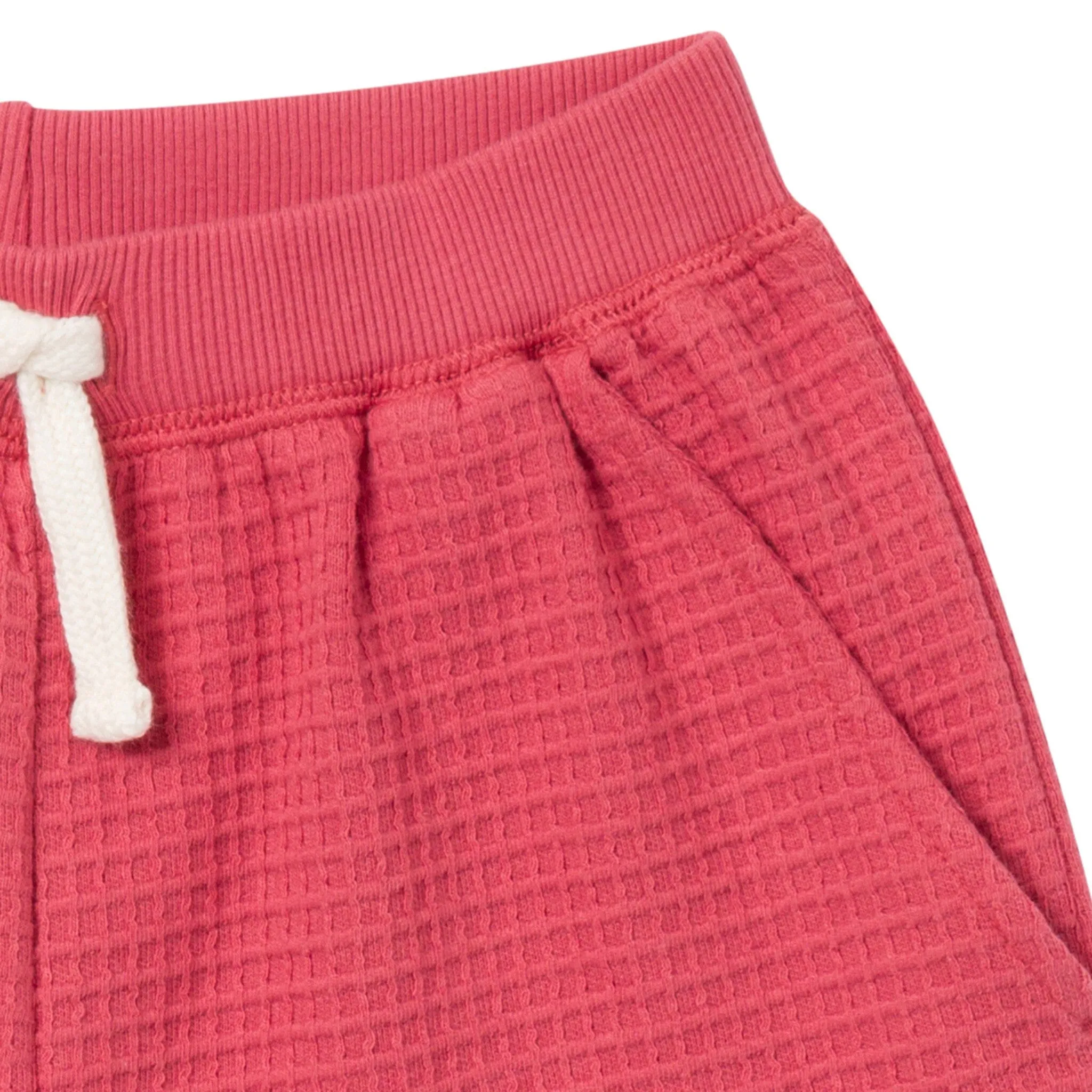 2-Piece Infant & Toddler Boys Dusty Red Long Sleeve Top and Shorts Set Gerber Childrenswea