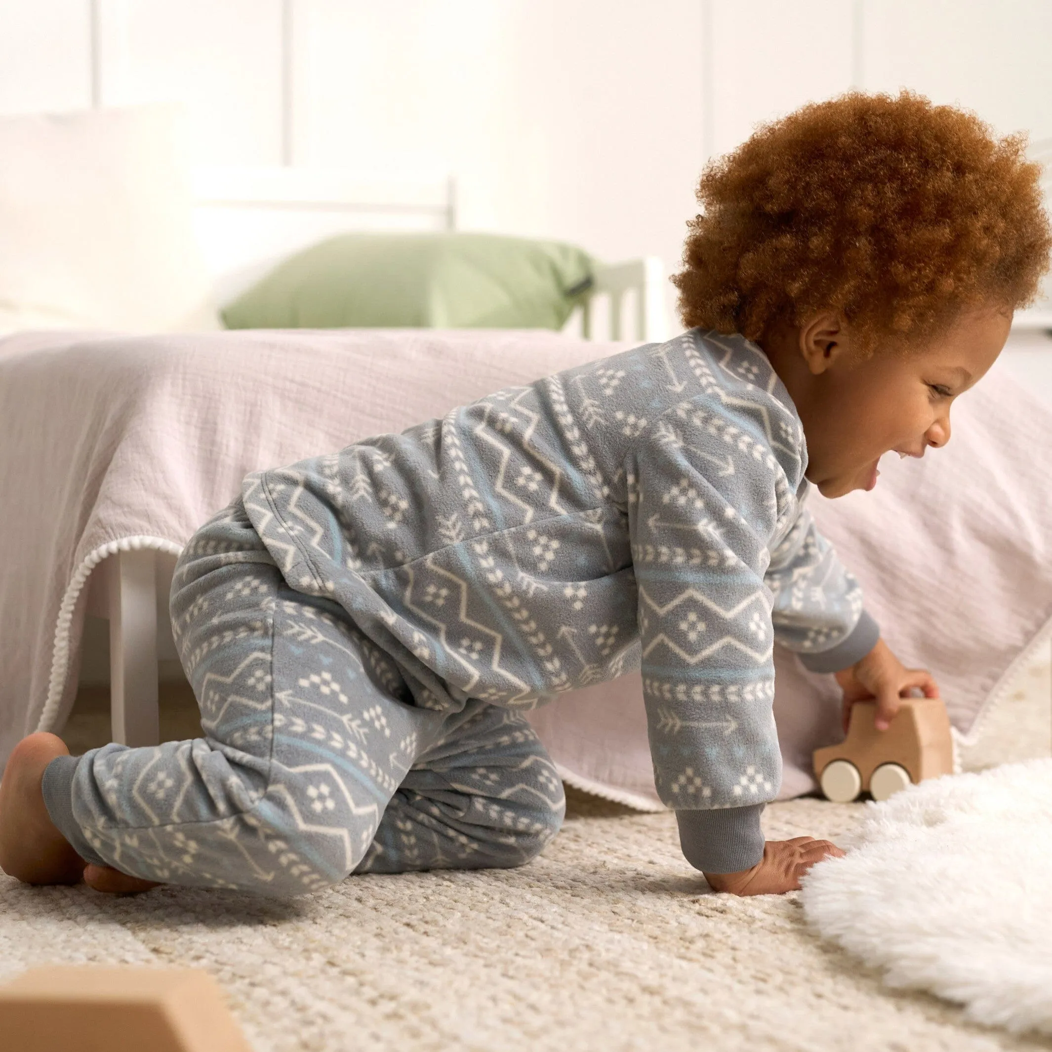 2-Piece Infant & Toddler Boys Fair Isle Fleece Pajamas Gerber Childrenswea