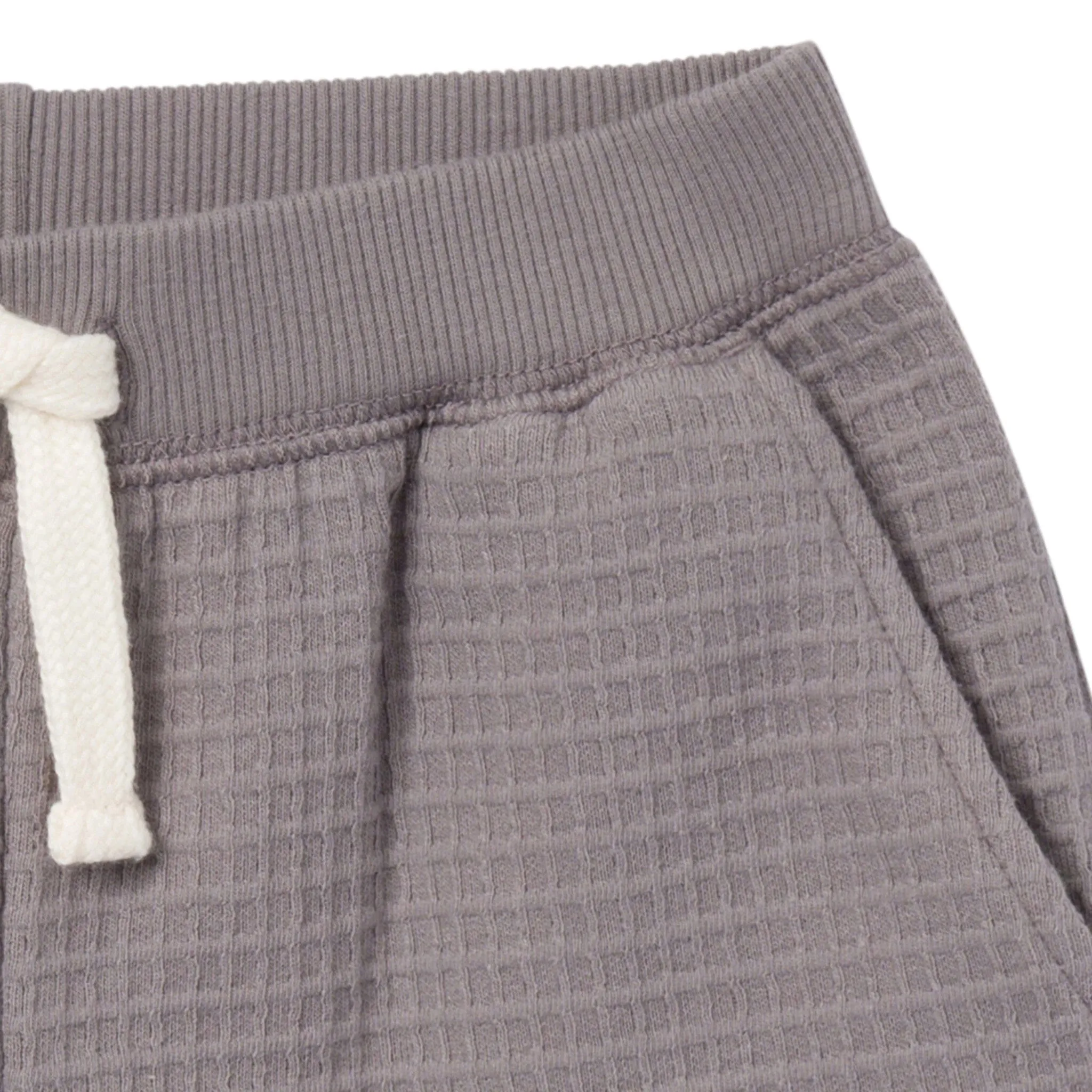 2-Piece Infant & Toddler Boys Grey Long Sleeve Top and Shorts Set Gerber Childrenswea