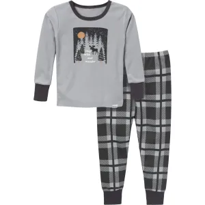 2-Piece Infant & Toddler Boys Moose Long Sleeve Pajama Set Gerber Childrenswea