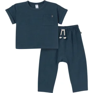 2-Piece Infant & Toddler Boys Navy Pants and Shirt Set Gerber Childrenswea