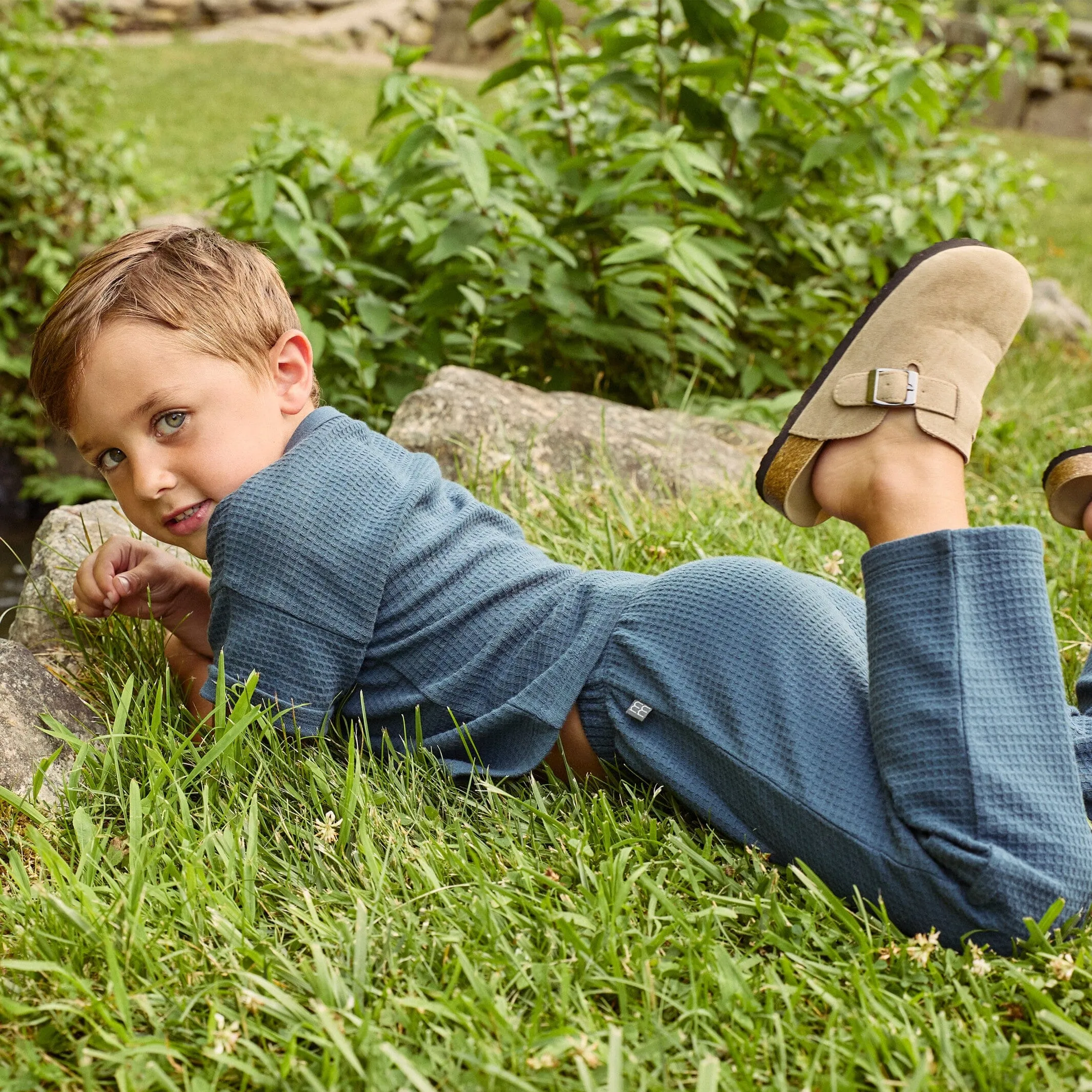 2-Piece Infant & Toddler Boys Navy Pants and Shirt Set Gerber Childrenswea