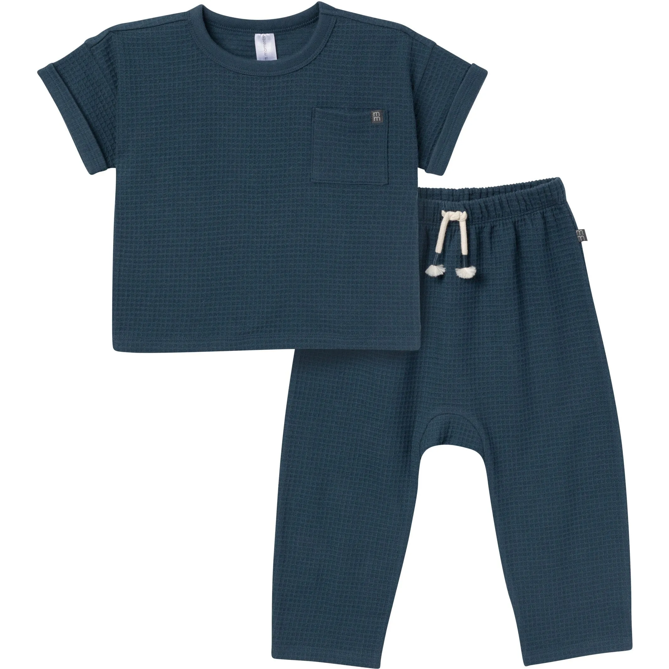 2-Piece Infant & Toddler Boys Navy Pants and Shirt Set Gerber Childrenswea