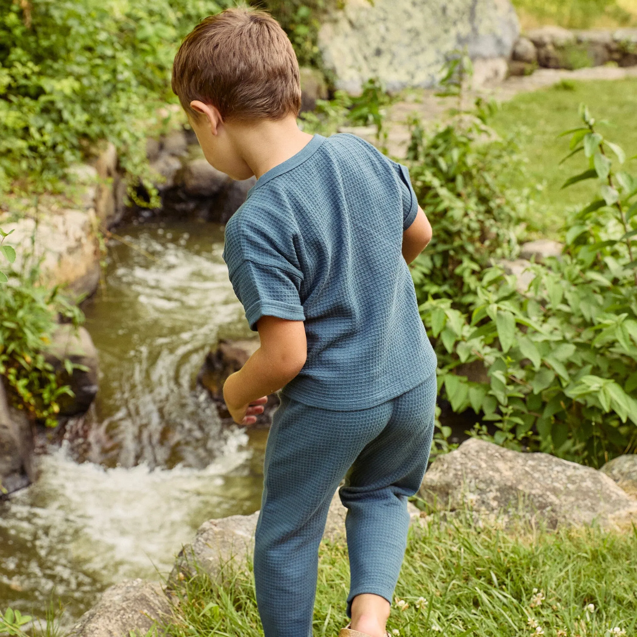 2-Piece Infant & Toddler Boys Navy Pants and Shirt Set Gerber Childrenswea