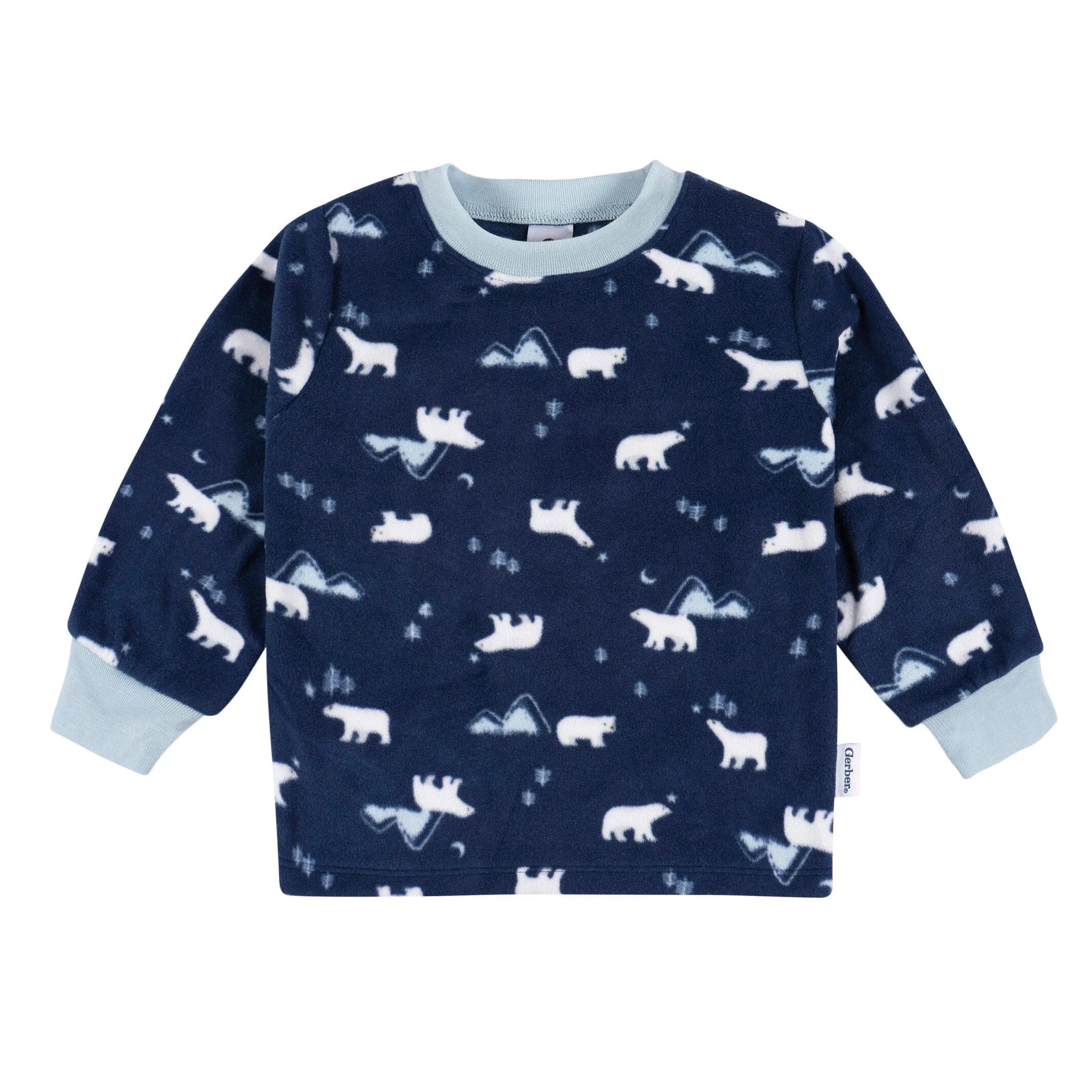 2-Piece Infant & Toddler Boys Polar Bears Fleece Pajamas Gerber Childrenswea