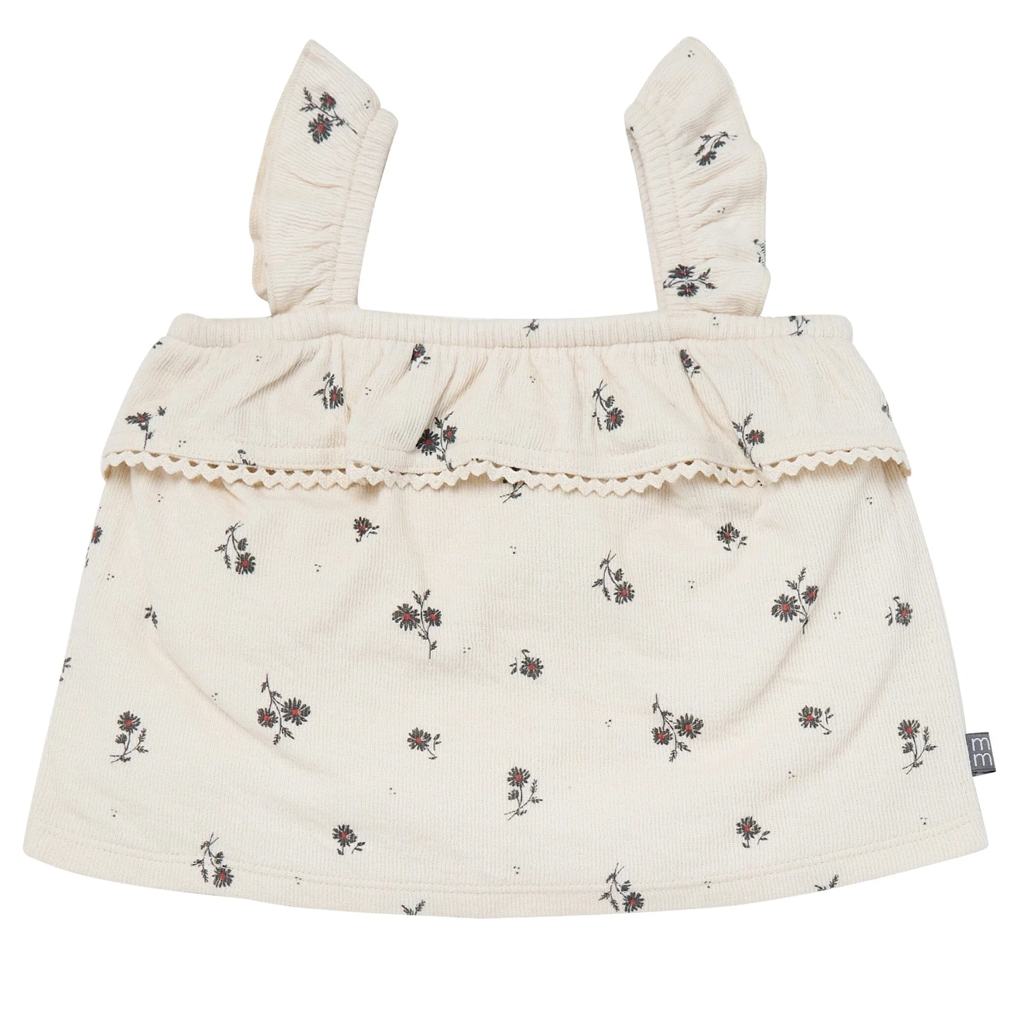 2-Piece Infant & Toddler Girls Beige Floral Top and Shorts Set Gerber Childrenswea