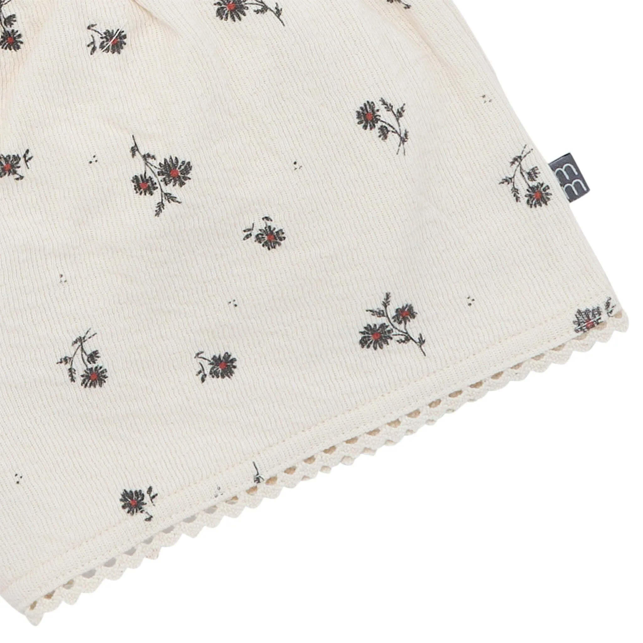 2-Piece Infant & Toddler Girls Beige Floral Top and Shorts Set Gerber Childrenswea