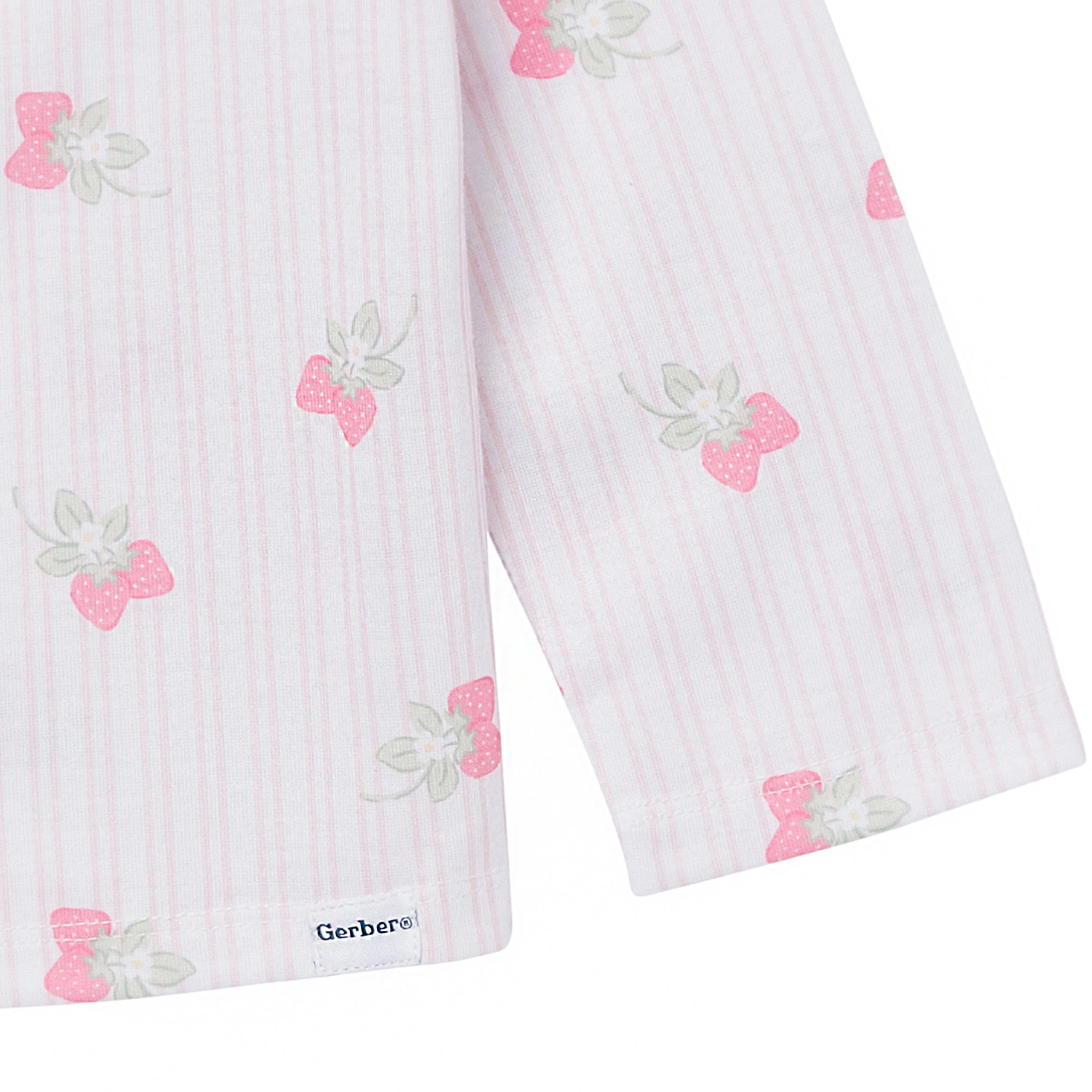 2-Piece Infant & Toddler Girls Berries Button Up Pajama Set Gerber Childrenswea